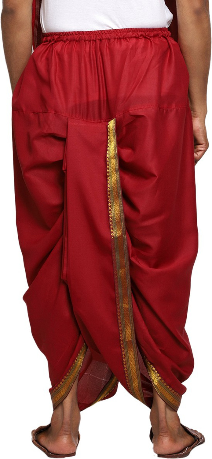 Image of RAMESHWARAM FABRICS Wedding Dhoti 01 Woven Men Dhoti
