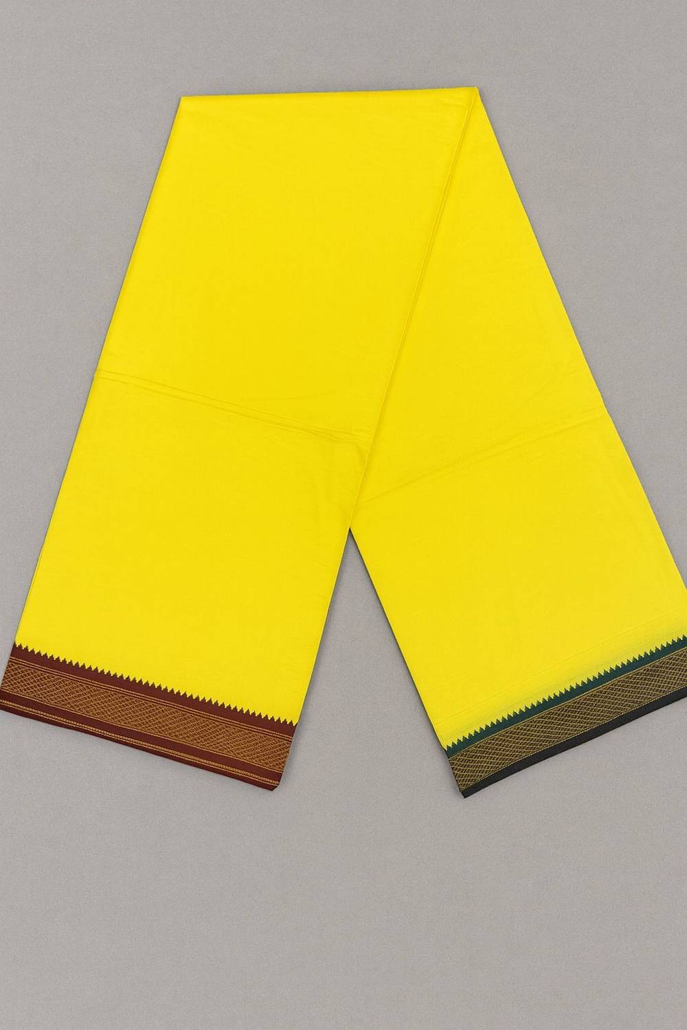 Akeshvam Pure Cotton Lungi Dhoti for Traditional Wear Solid Men Dhoti