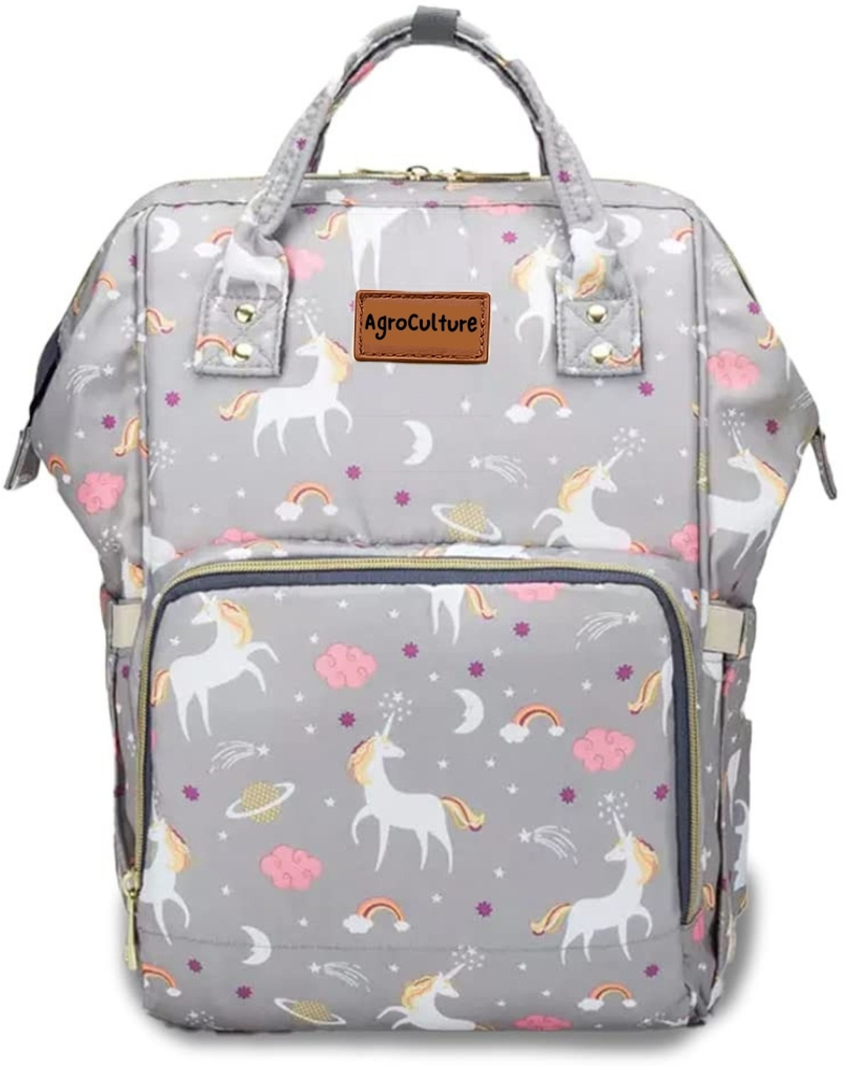 Image of AgroCulture Premium Maternity Diaper Bag Stylish, Spacious Baby Backpack Baby Diaper Baby Diaper Backpack Travelling Bag Diaper Organizer