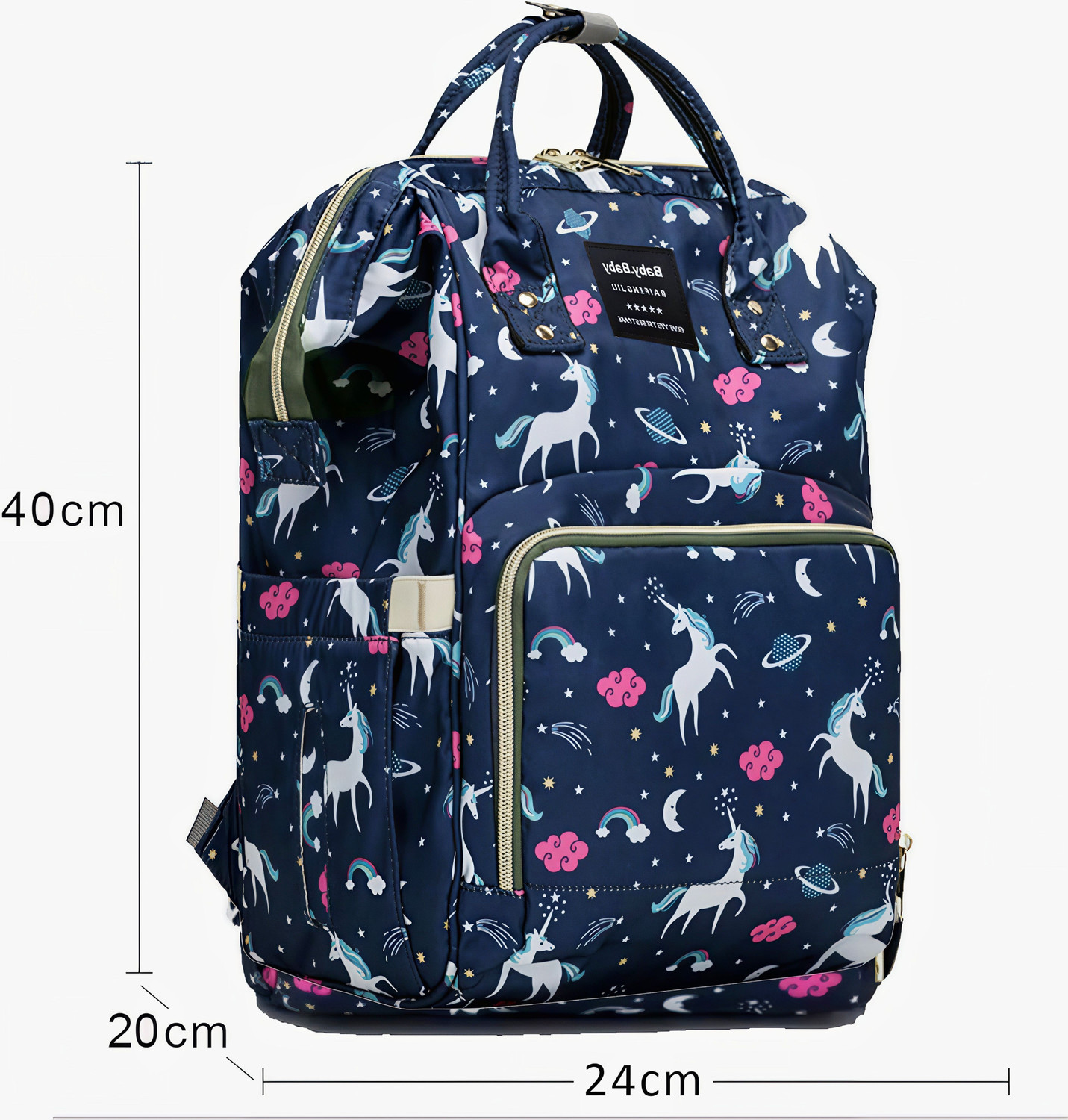 Image of Ramyaa Enterpriese Baby Diaper Bag Kids Travelling Bag with Insulated Bottle Pockets diaper bag baby diaper bag