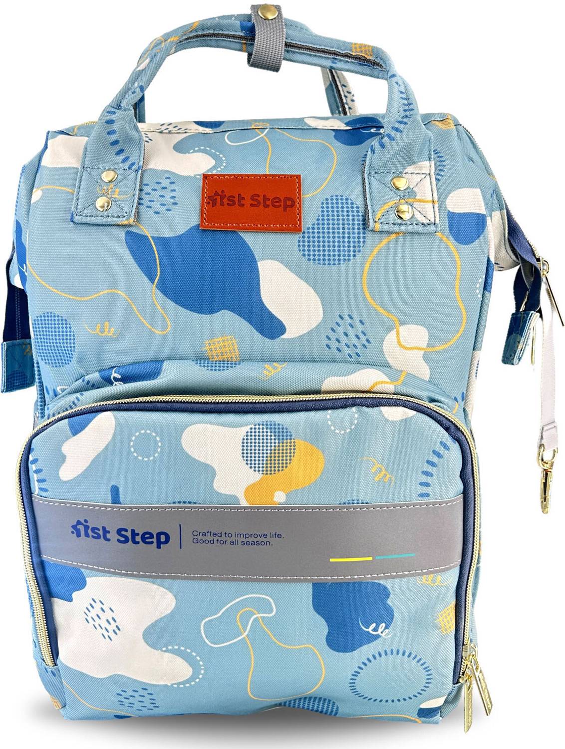 1st Step Smart, Multi-Functional Waterproof Handbag with Shoulder Strap for Mother Travel Backpack Diaper Bag