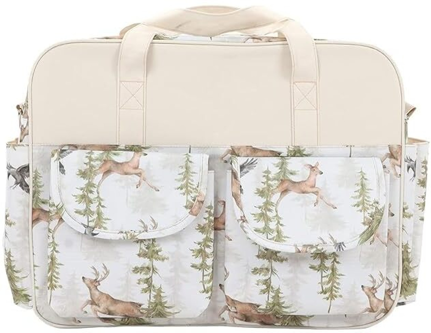 Image of Smilebaby Diaper Bag Multifunctional Maternity Bag Stylish Baby Travel Bag | Mamas Bags modern parenthood