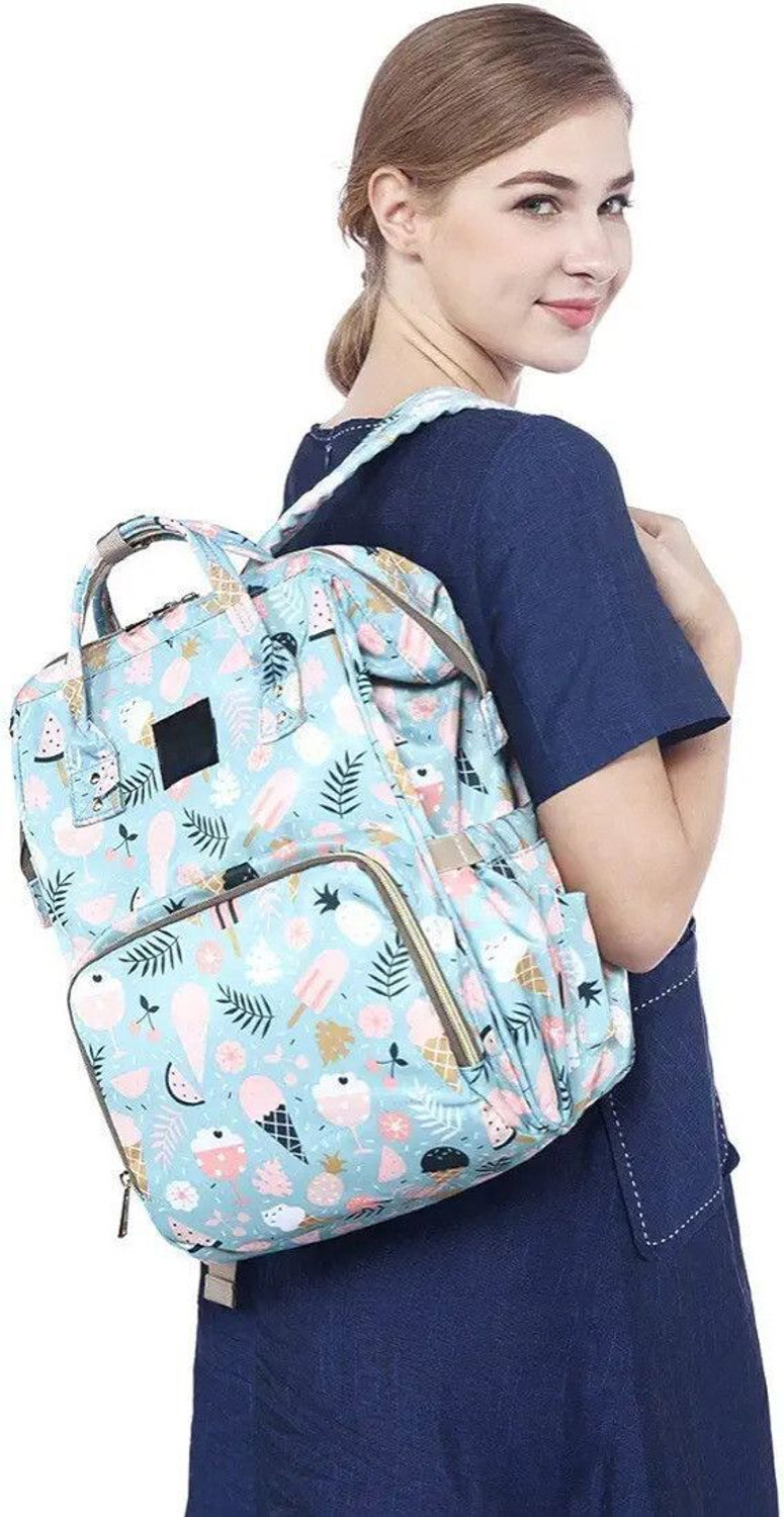 Image of Little Feet Premium Baby Diaper Bag for Mother Diaper Bag Baby Diaper Bag