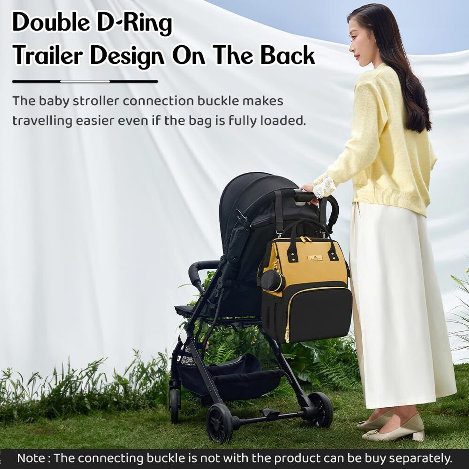 Image of StarAndDaisy Premium Baby Diaper Bag Spacious, Waterproof Backpack with Multiple Pockets Mothers Maternity Bags for Travel Diaper Backpack