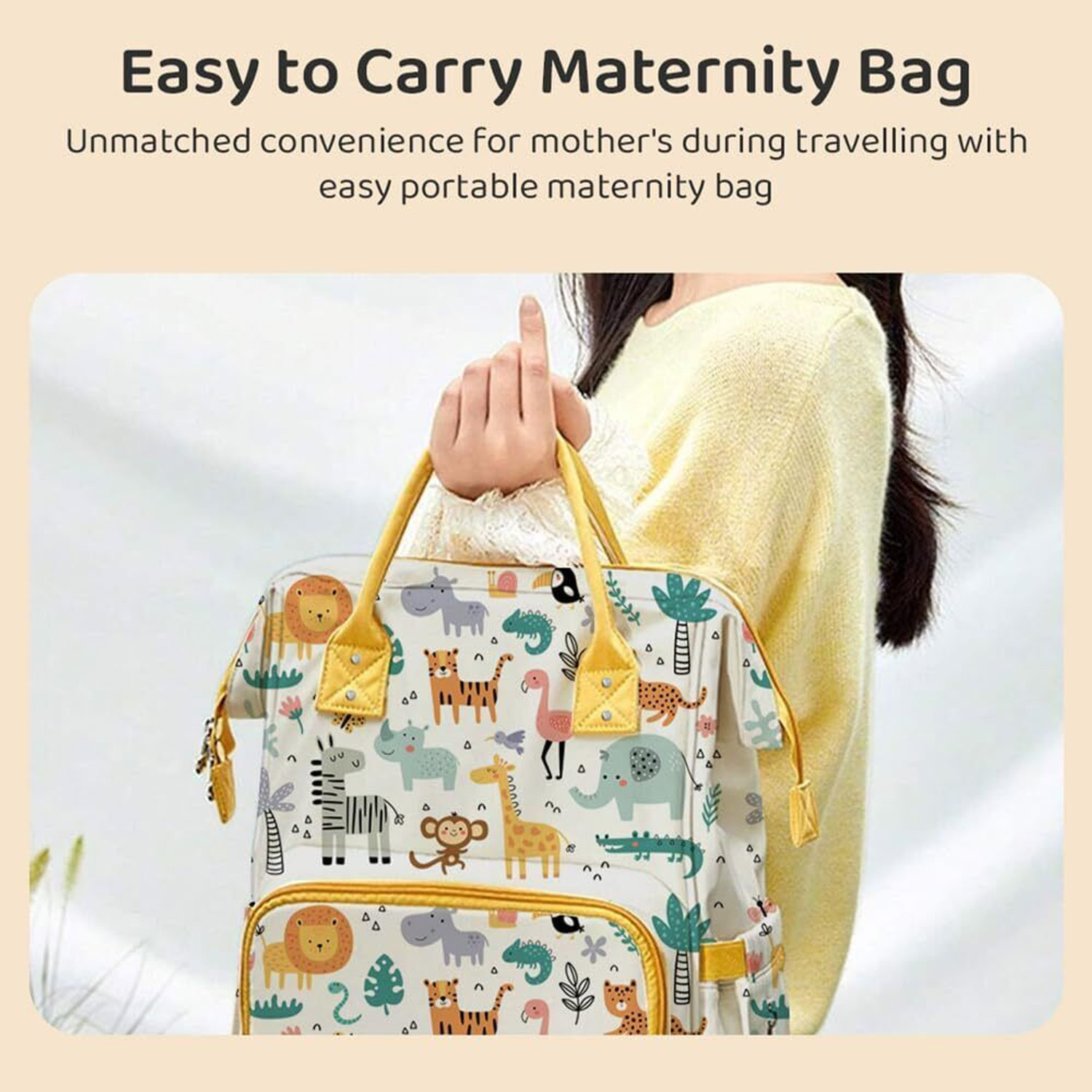 Image of StarAndDaisy Baby Diaper Bag For Mothers Spacious Waterproof Backpack With Multiple Pockets Mothers Maternity Bags for Travel Diaper Backpack