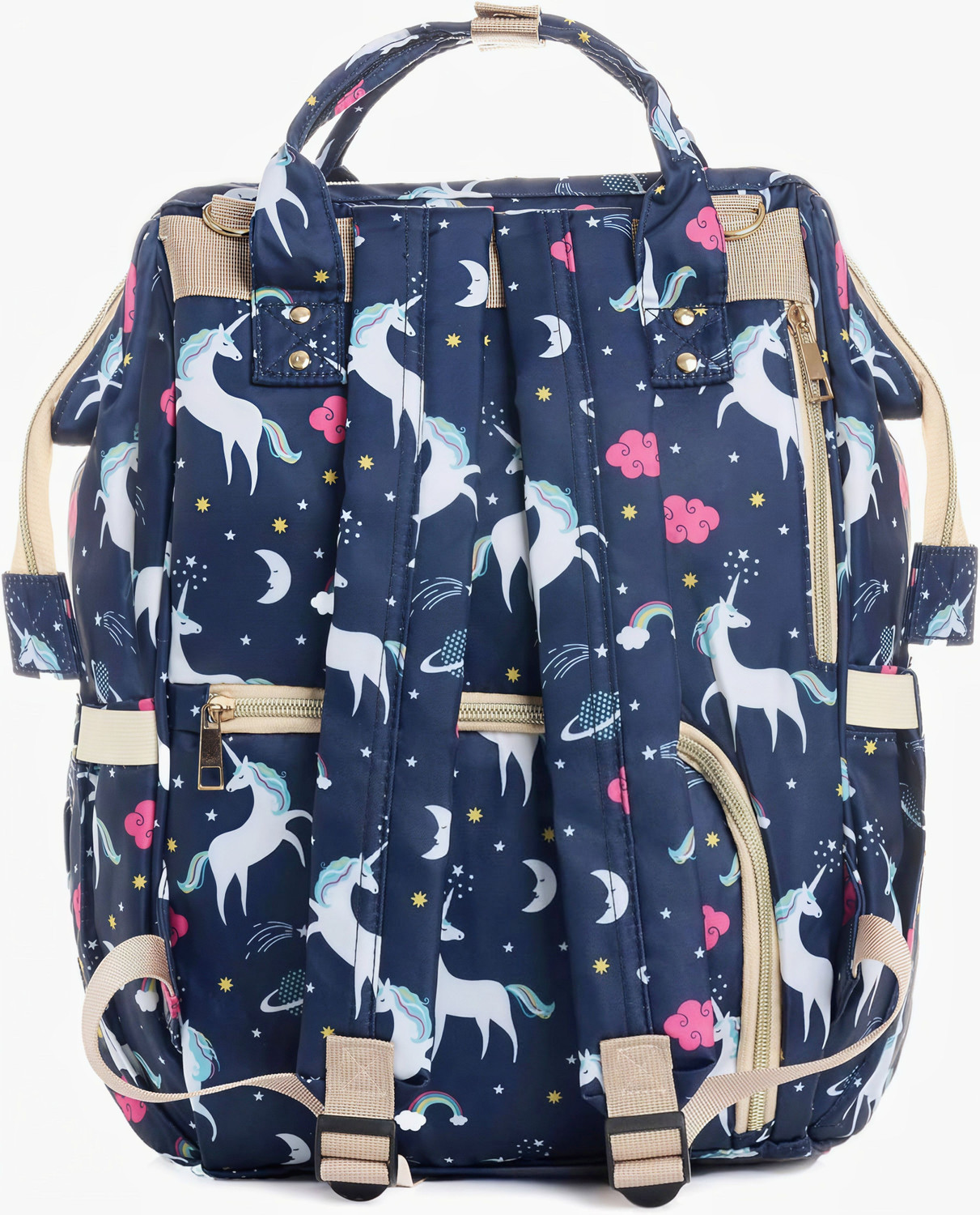Image of Ramyaa Enterpriese Baby Diaper Bag Kids Travelling Bag with Insulated Bottle Pockets diaper bag baby diaper bag