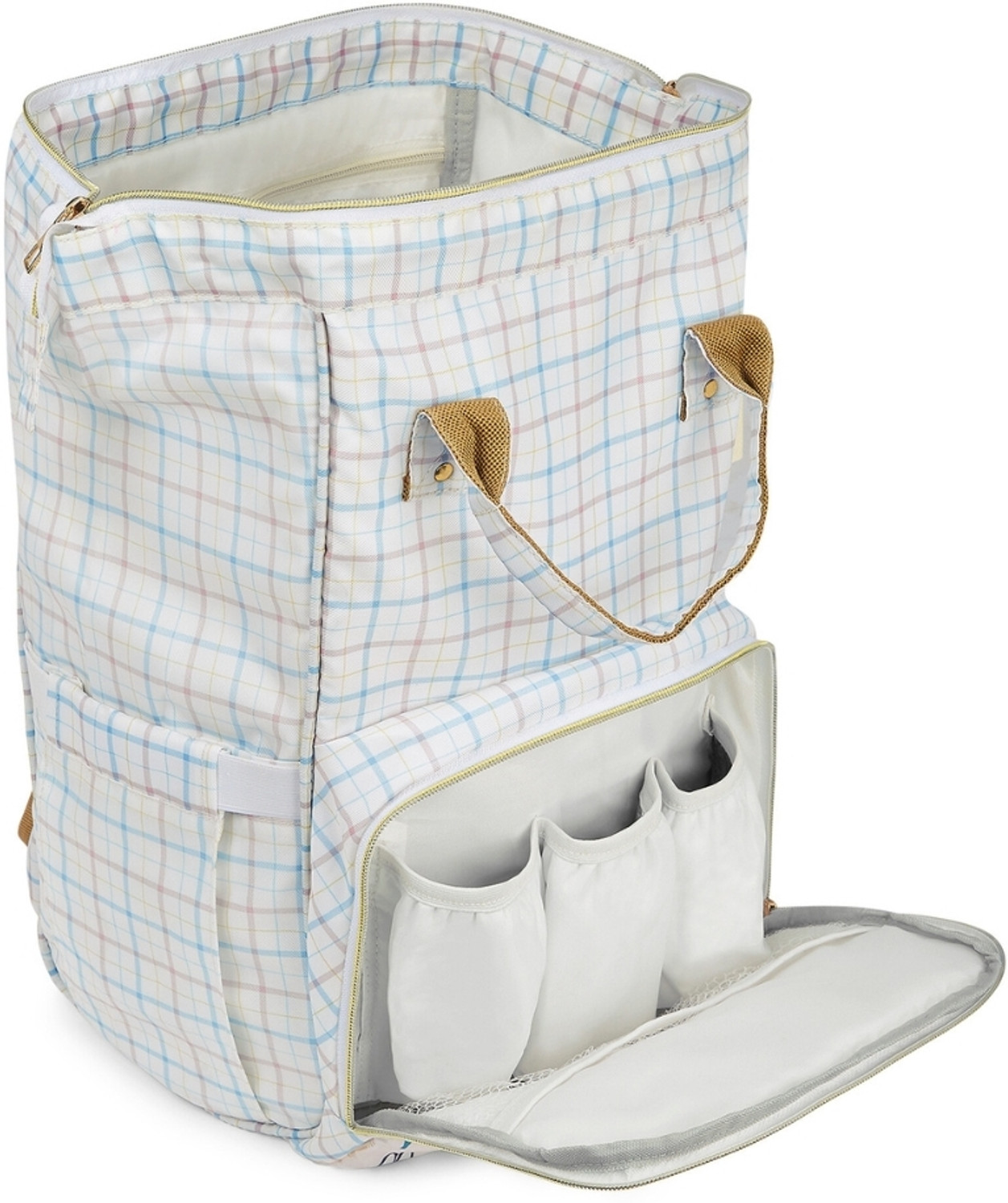 Image of haus & kinder Chic Diaper Bag Backpack for New Parents (Capacity - 20L) , Mom in Paris Diaper Bags