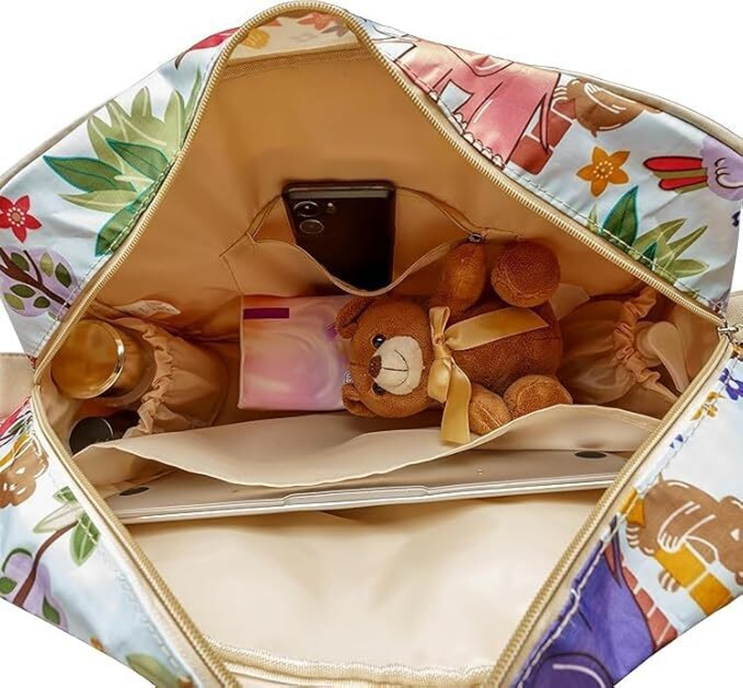 Image of Smilebaby Diaper Bag Multifunctional Maternity Bag Stylish Baby Travel Bag | Mamas Bags modern parenthood