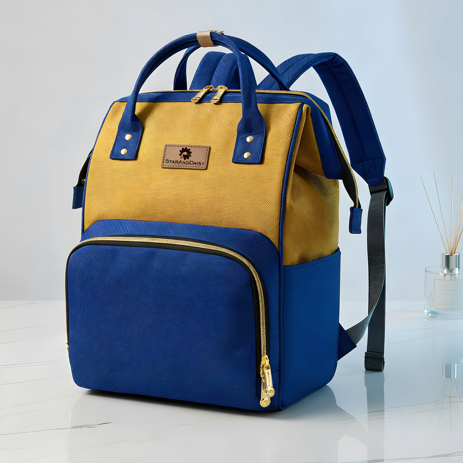 Image of StarAndDaisy Baby Diaper Bag For Mothers Spacious Waterproof Backpack With Multiple Pockets Mothers Maternity Bags for Travel Diaper Backpack