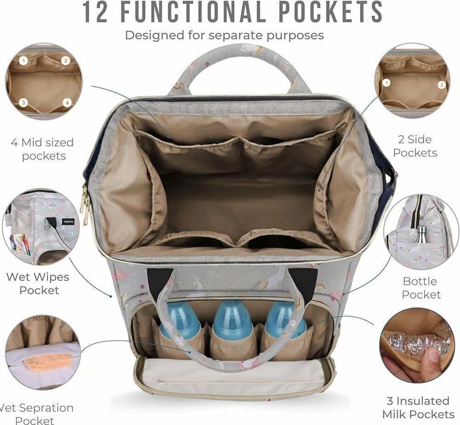 Image of Ramyaa Enterprises Premium Baby travelling Diaper bag