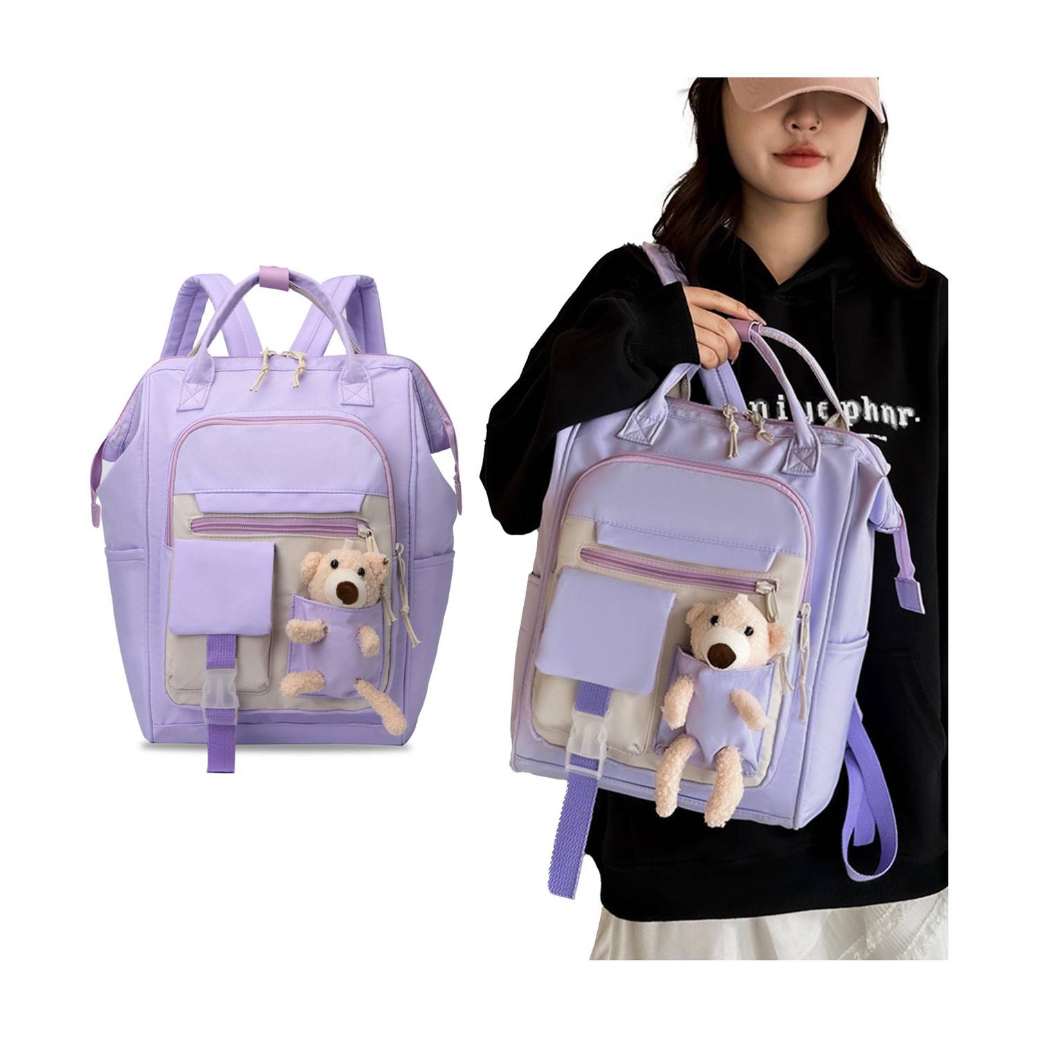 Bembika The Ultimate Mother Bag For New Born Baby Stylish Diaper Bags With Big Storage Capacity Make Diapering & Nursing Easy With Maternity Backpack