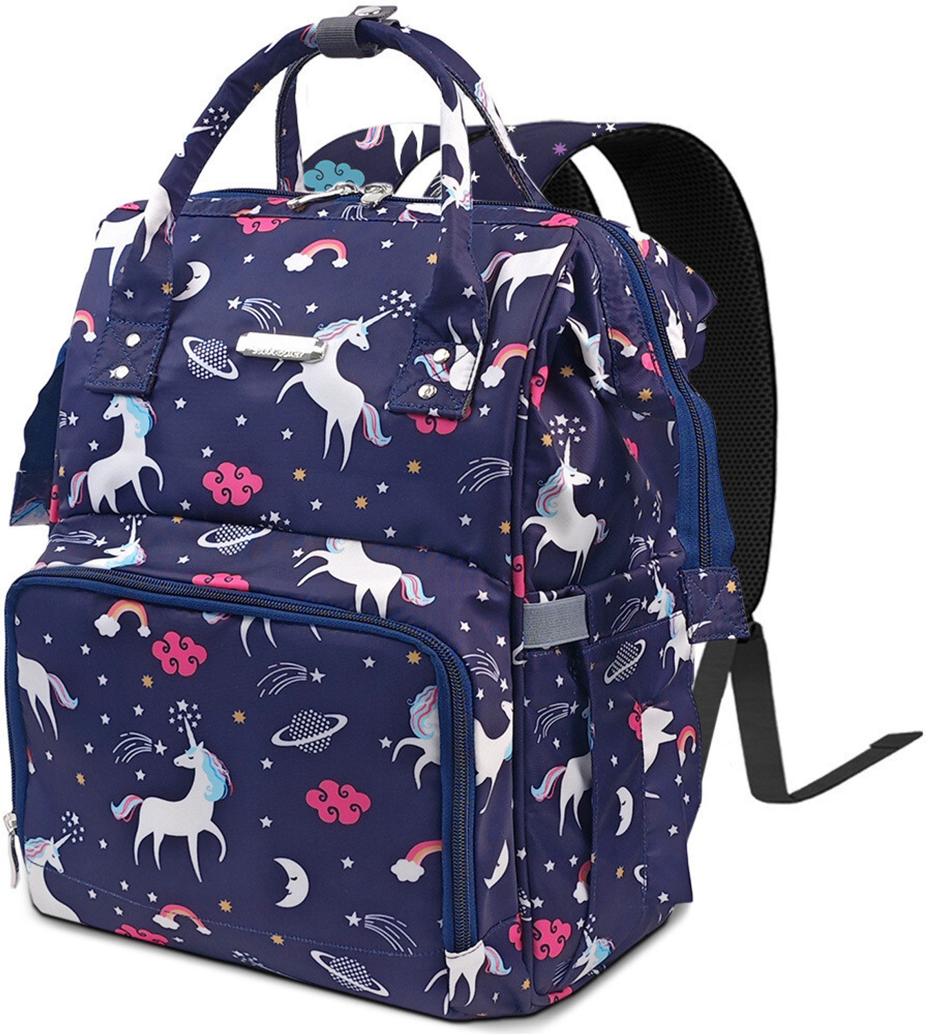 Image of StarAndDaisy Baby Diaper Bag Spacious, Waterproof Backpack with Multiple Pockets Mothers Maternity Bags for Travel Diaper Backpack