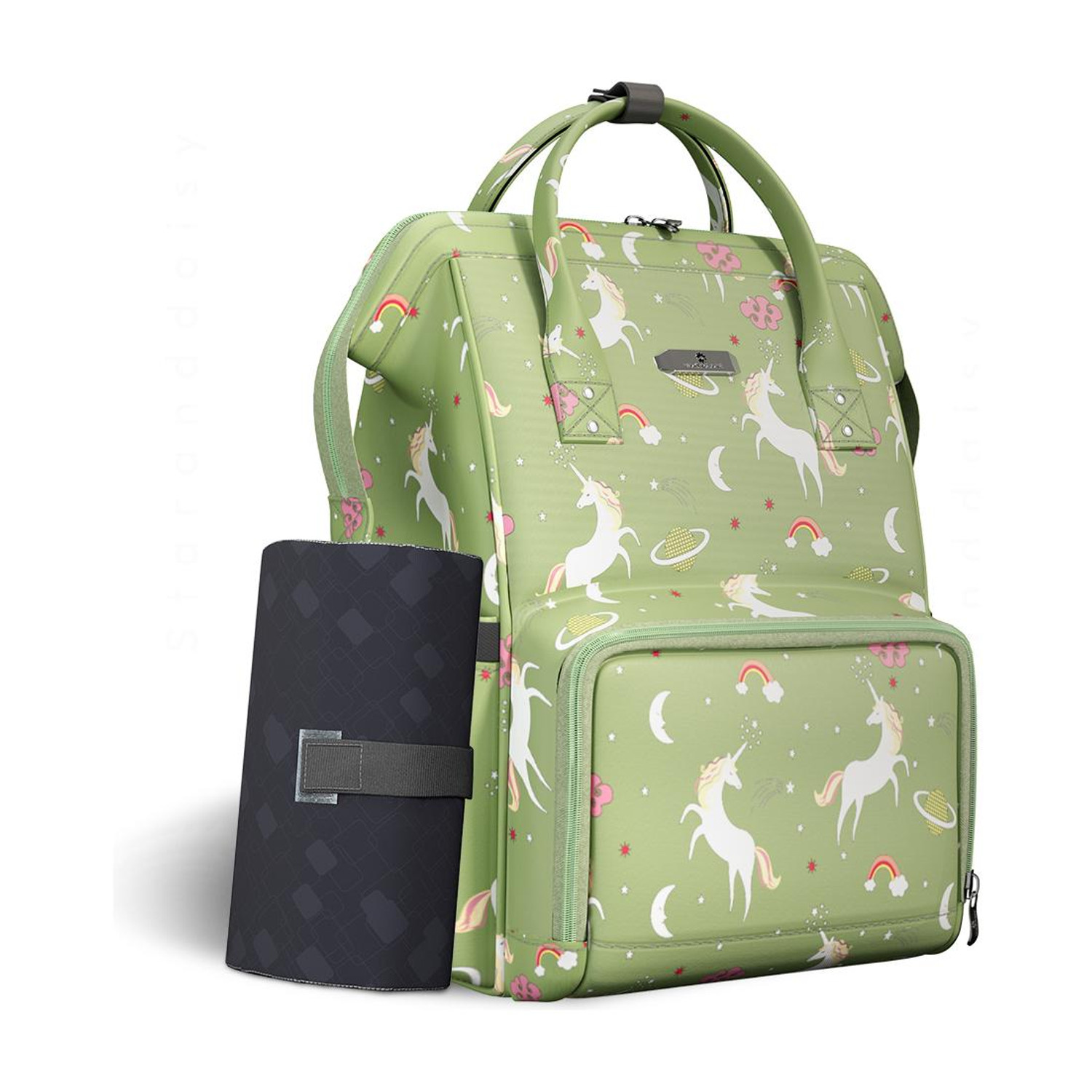 Image of StarAndDaisy Baby Diaper Bag Spacious, Waterproof Backpack with Multiple Pockets Mothers Maternity Bags for Travel Diaper Backpack