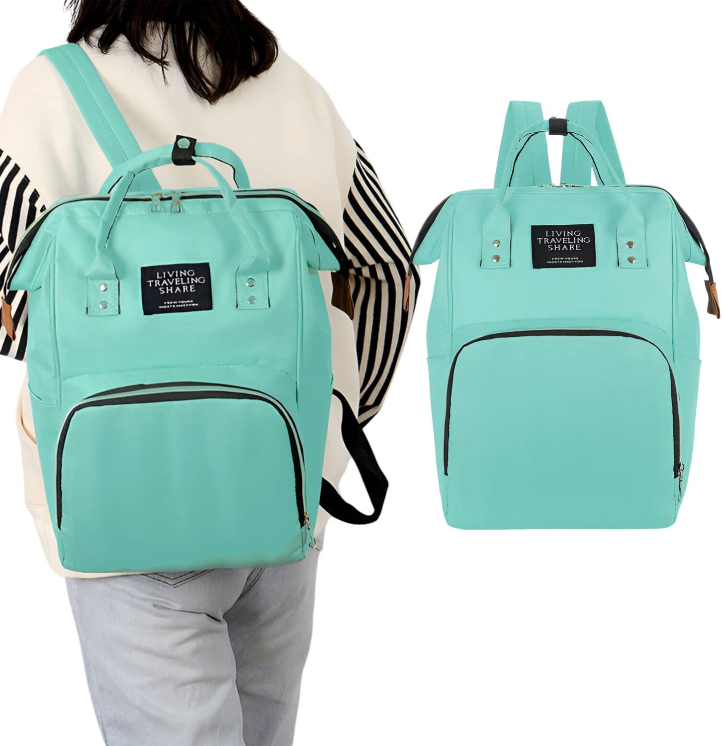 Bembika The Ultimate Mother Bag For New Born Baby and Mothers Stylish Diaper Bags Big Storage Capacity Make Diapering & Nursing Easy With Maternity Backpack