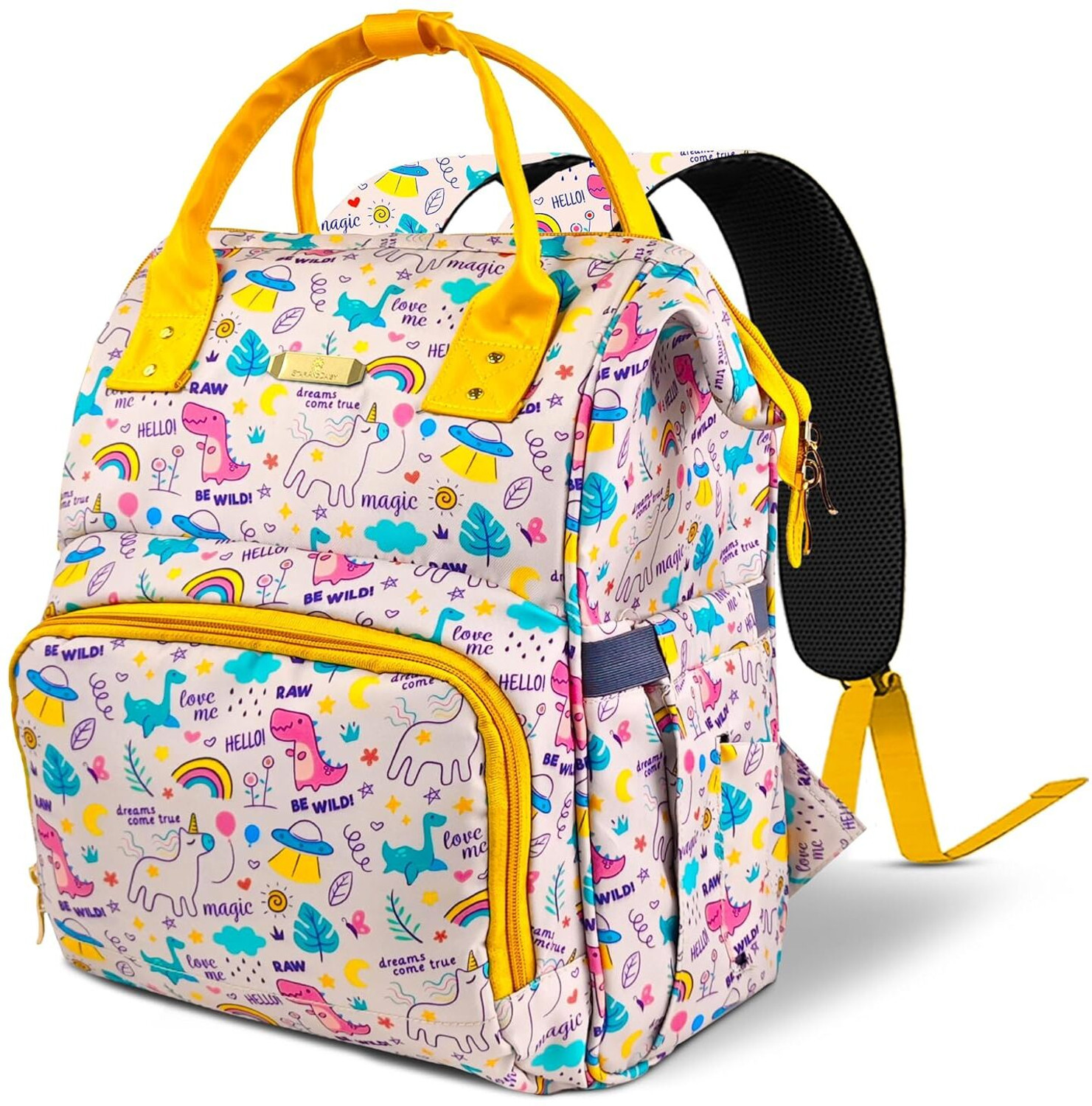 Image of StarAndDaisy Baby Diaper Bag For Mothers Spacious Waterproof Backpack With Multiple Pockets Mothers Maternity Bags for Travel Diaper Backpack