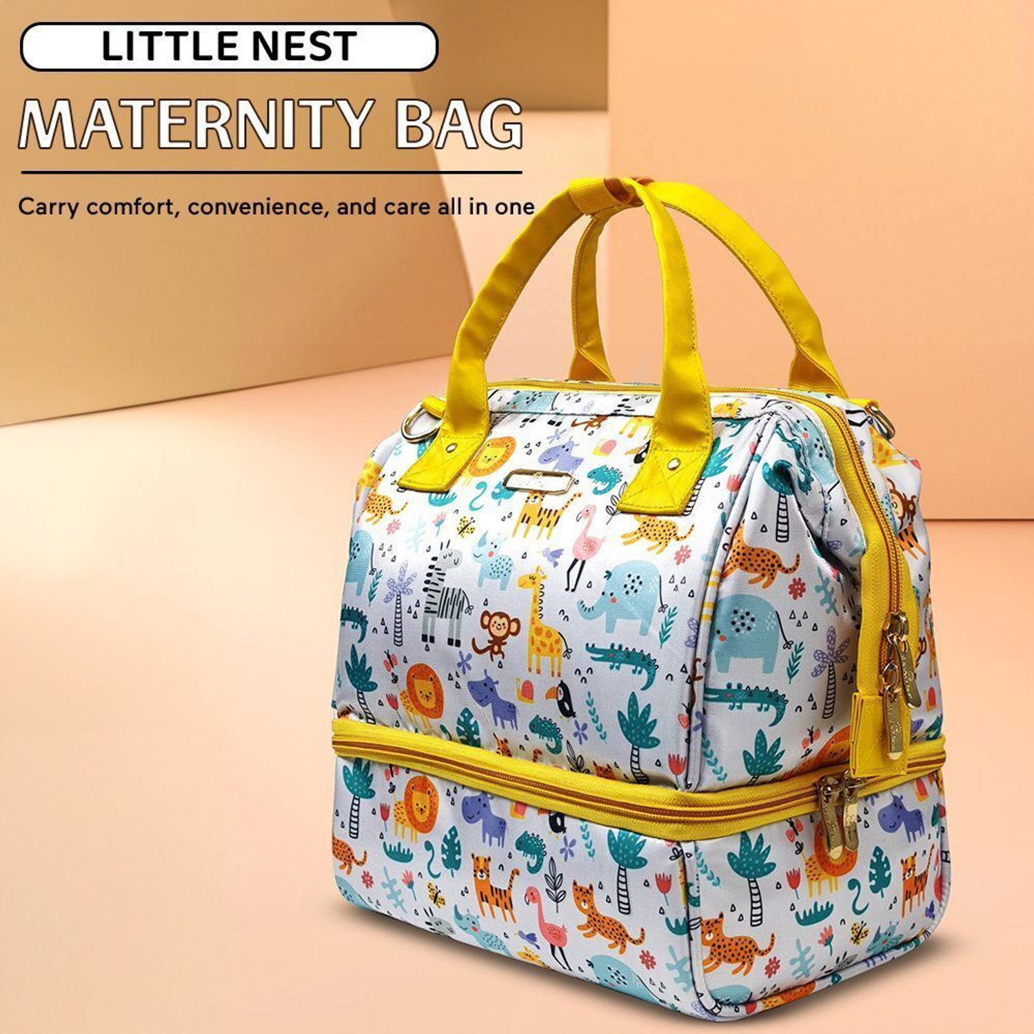 Image of StarAndDaisy Diaper Bag for Mothers, Baby Diaper Backpack with Spacious Compartment Mothers Maternity Bags for Travel Diaper Backpack