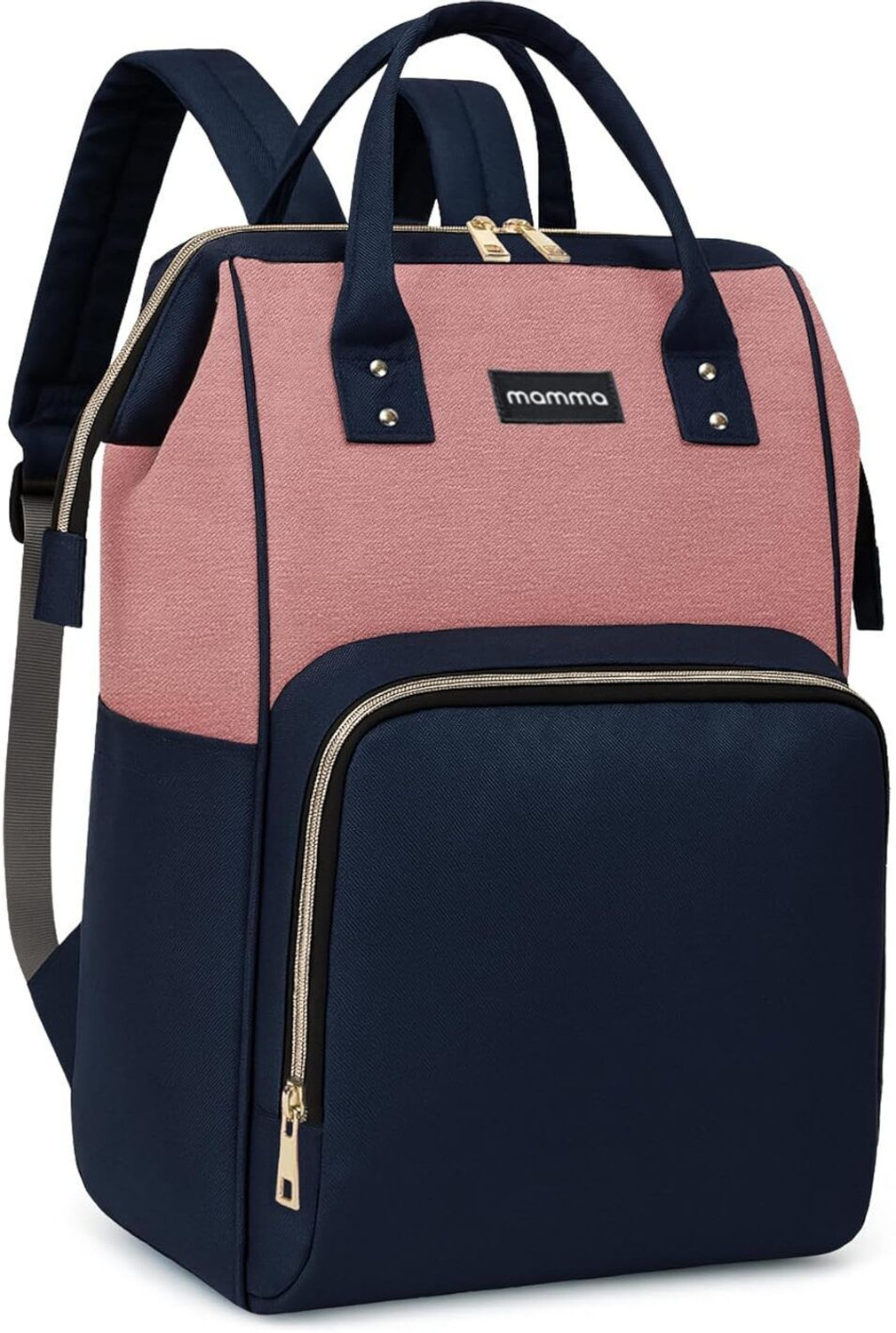 Image of MAMMA Baby Diaper Bags for Mom for Travel 12 Pockets Baby Diaper Bags with 9 Months Warranty