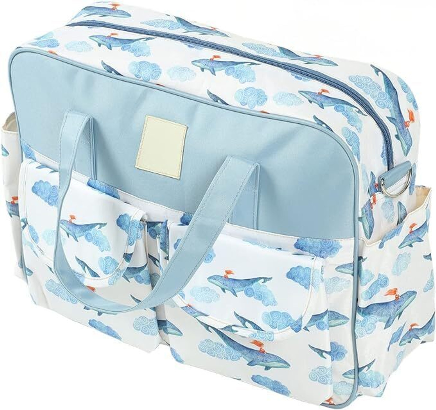 Image of Smilebaby Diaper Bag Multifunctional Maternity Bag Stylish Baby Travel Bag | Mamas Bags modern parenthood