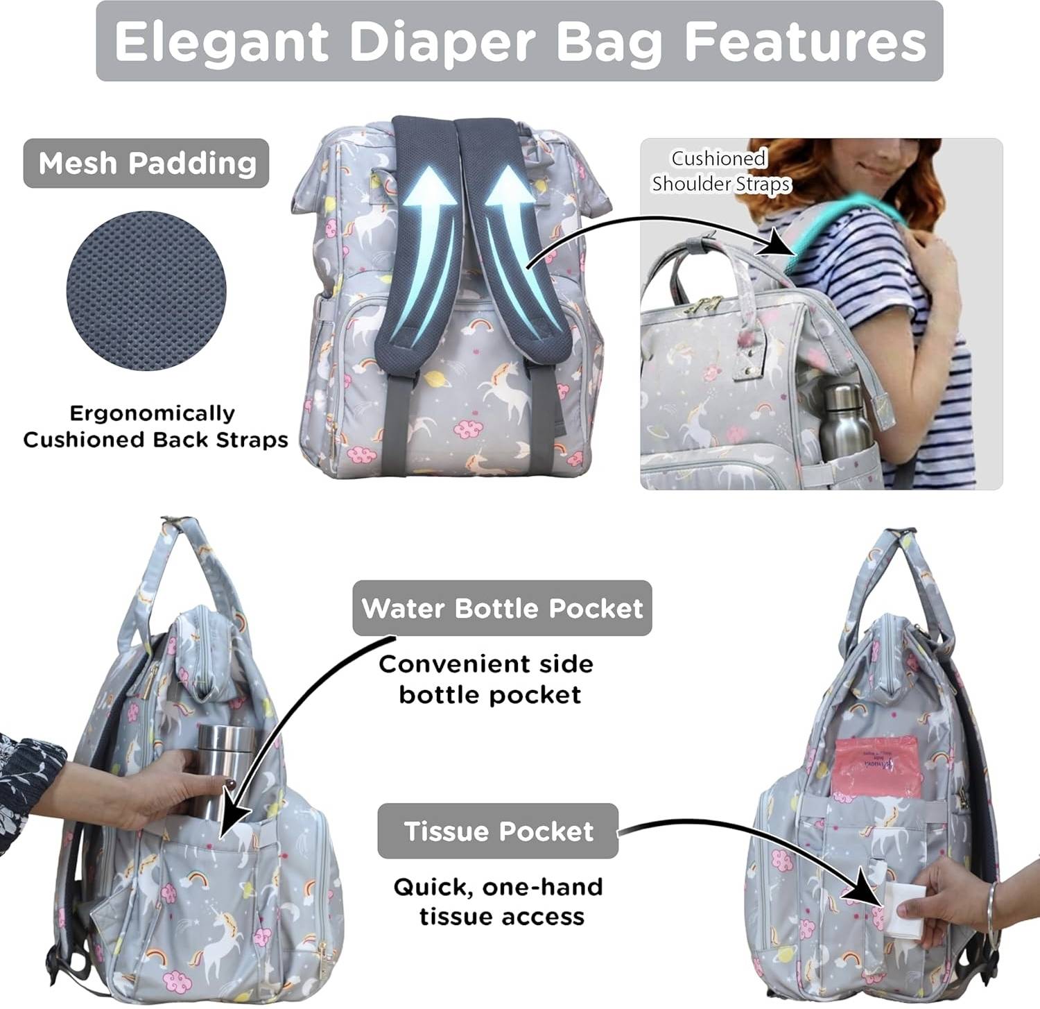 Ramyaa Enterprises Premium Baby Travel Diaper Bag - Image 3