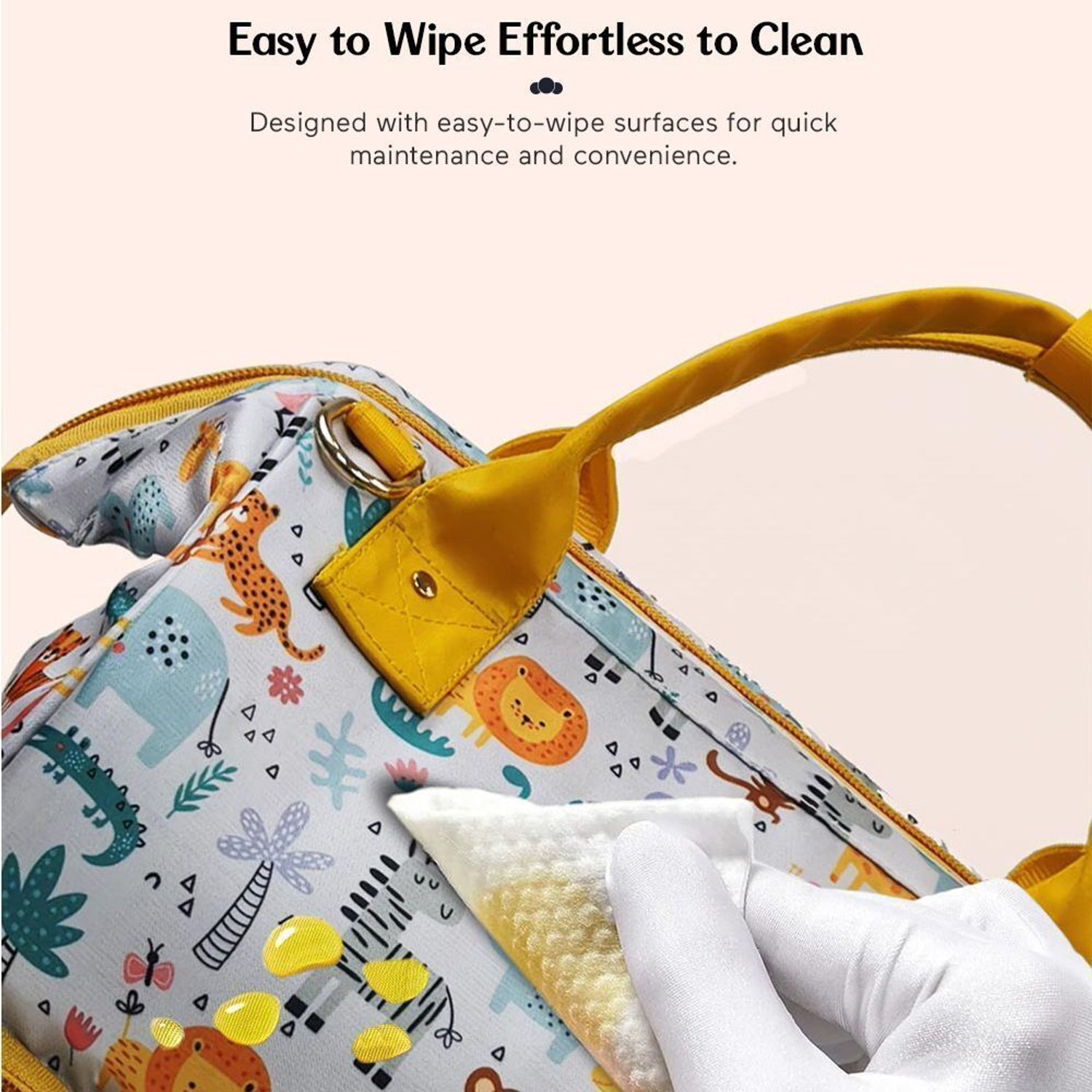 Image of StarAndDaisy Diaper Bag for Mothers, Baby Diaper Backpack with Spacious Compartment Mothers Maternity Bags for Travel Diaper Backpack