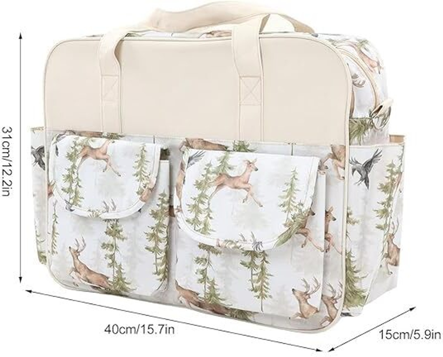 Image of Smilebaby Diaper Bag Multifunctional Maternity Bag Stylish Baby Travel Bag | Mamas Bags modern parenthood