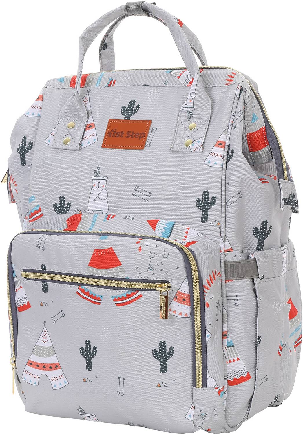 1st Step Smart, Multi-Functional Waterproof Handbag with Shoulder Strap for Mother Travel Backpack Diaper Bag