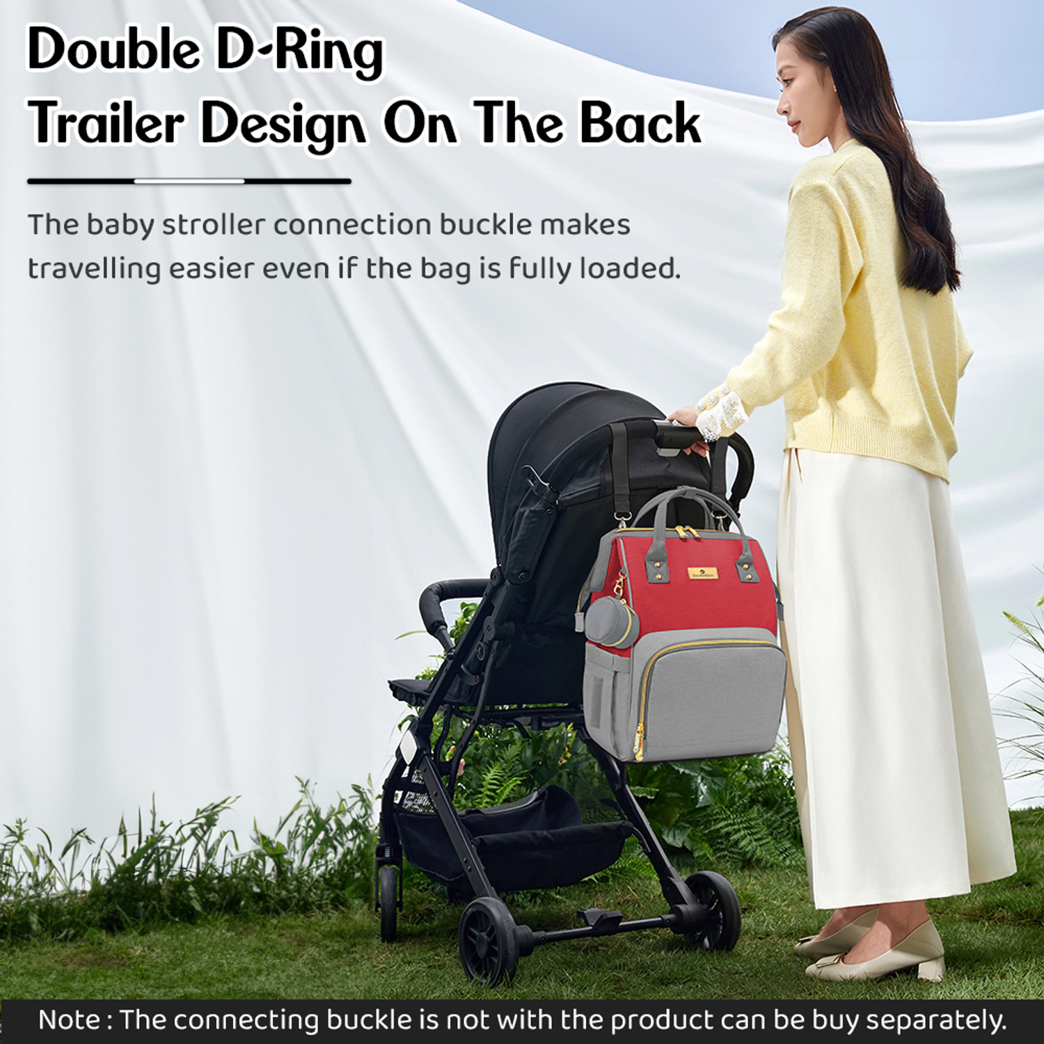 Image of StarAndDaisy Premium Baby Diaper Bag Spacious, Waterproof Backpack with Multiple Pockets Mothers Maternity Bags for Travel Diaper Backpack