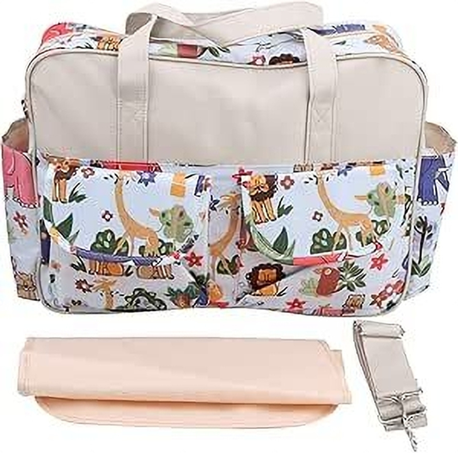 Image of Smilebaby Diaper Bag Multifunctional Maternity Bag Stylish Baby Travel Bag | Mamas Bags modern parenthood