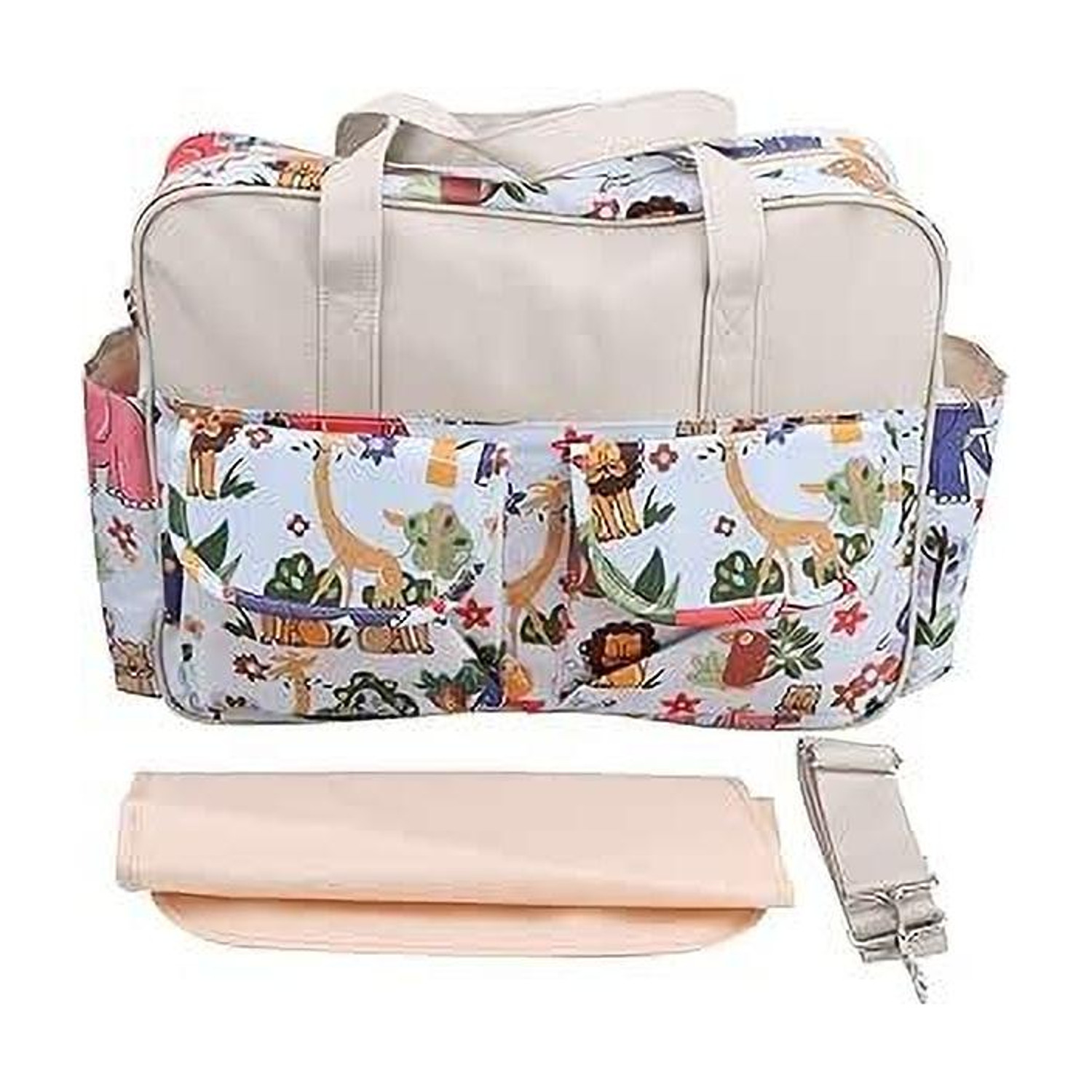 Image of Smilebaby Diaper Bag Multifunctional Maternity Bag Stylish Baby Travel Bag | Mamas Bags modern parenthood