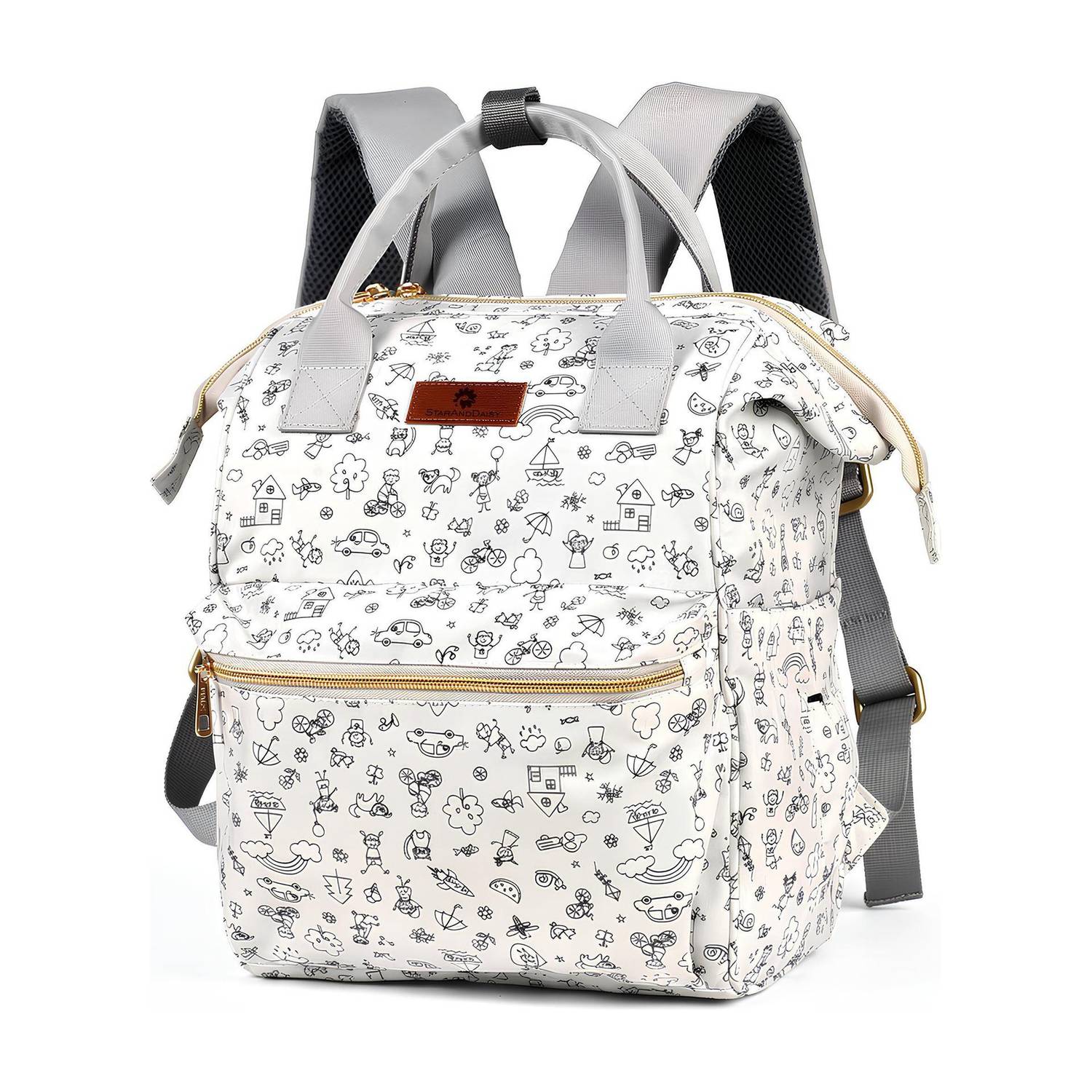 StarAndDaisy Baby Diaper Bag For Mothers Spacious Waterproof Backpack With Multiple Pockets Mothers Maternity Bags for Travel Diaper Backpack