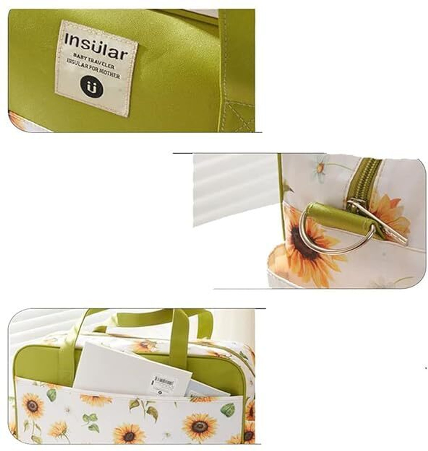 Image of Smilebaby Diaper Bag Multifunctional Maternity Bag Stylish Baby Travel Bag | Mamas Bags modern parenthood