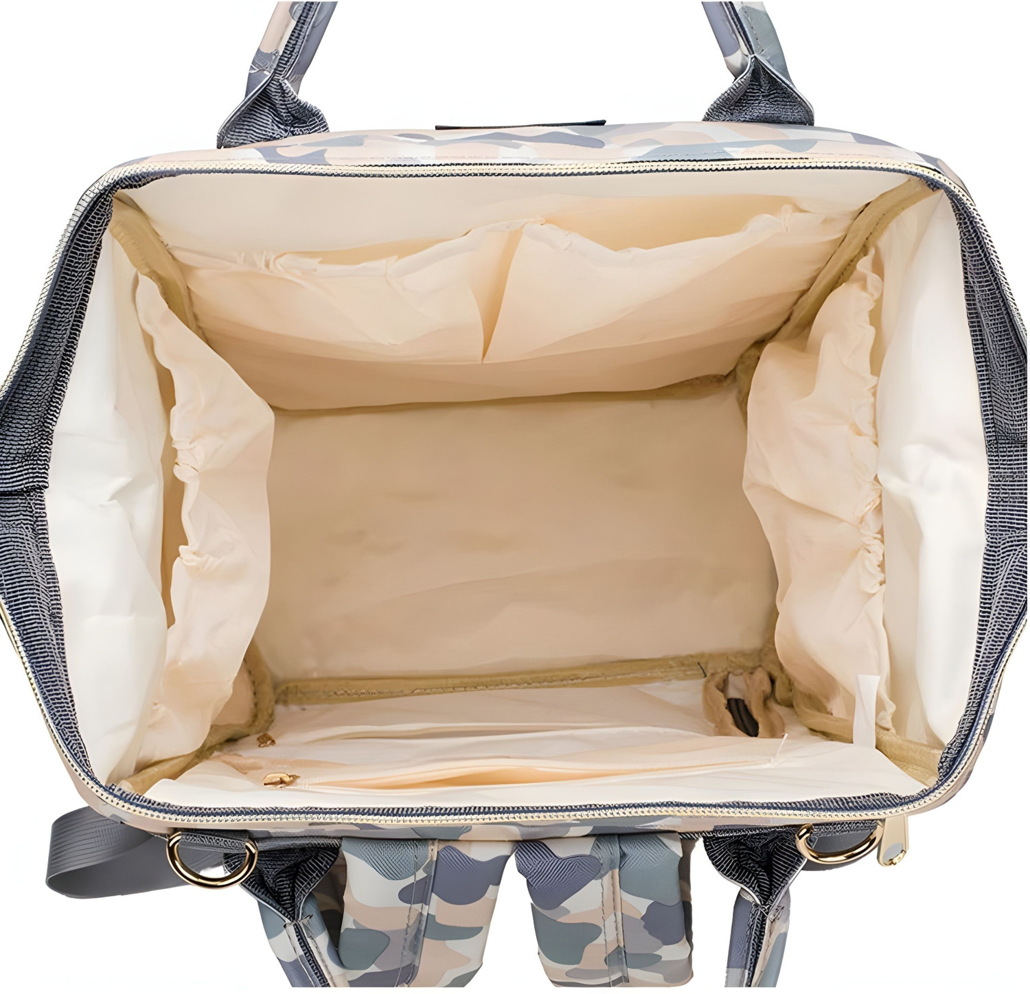 Image of Little Feet Fashionable Diaper /Mother Bag /Diaper Backpack for travel baby diaper bag printed Baby Diaper Bag