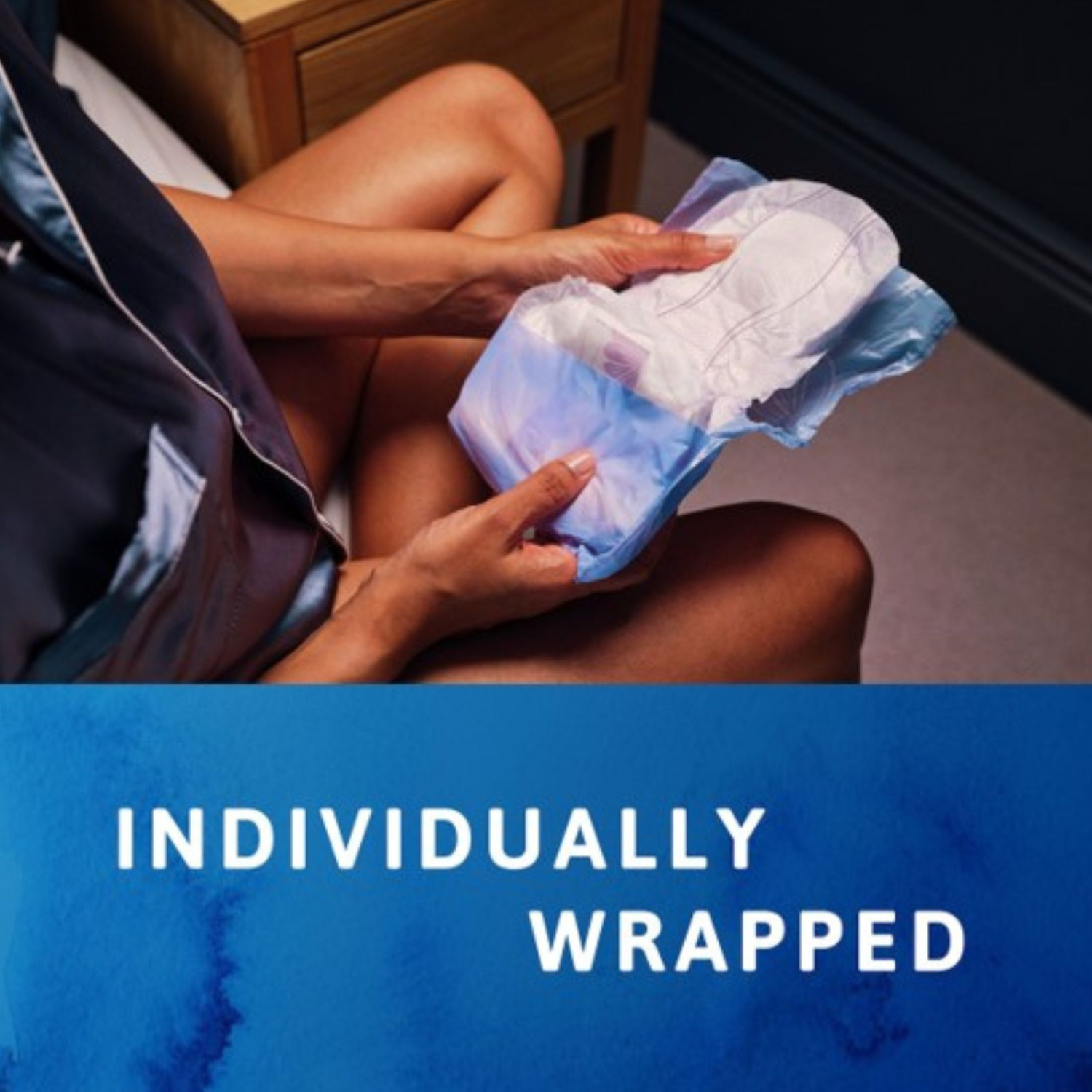 Image of TENA Lady Protect+ Maxi Night Incontinence Pads | 12H Dryness | 6 Units x 2 Adult Diapers - XL