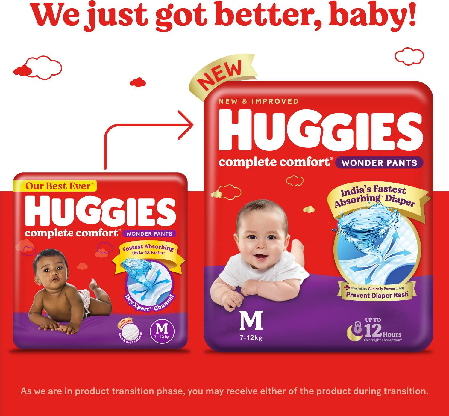 Huggies Complete Comfort Wonder Pants, Pant Diapers - M - Image 2