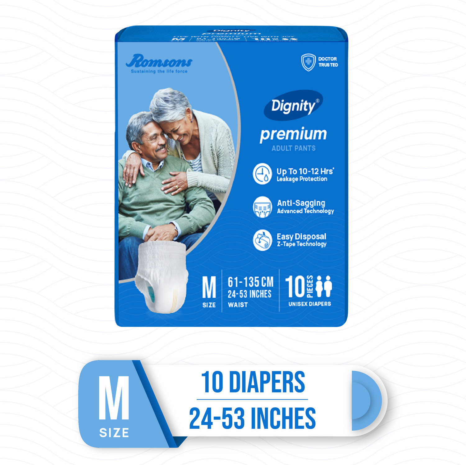 Image of DIGNITY Premium Pant Style Adult Diapers - M