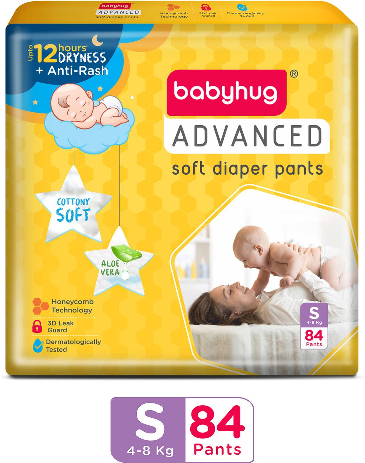 babyhug Advanced Pant Style Diapers Pants ( Small , 4-8kg) Pant Diapers - S