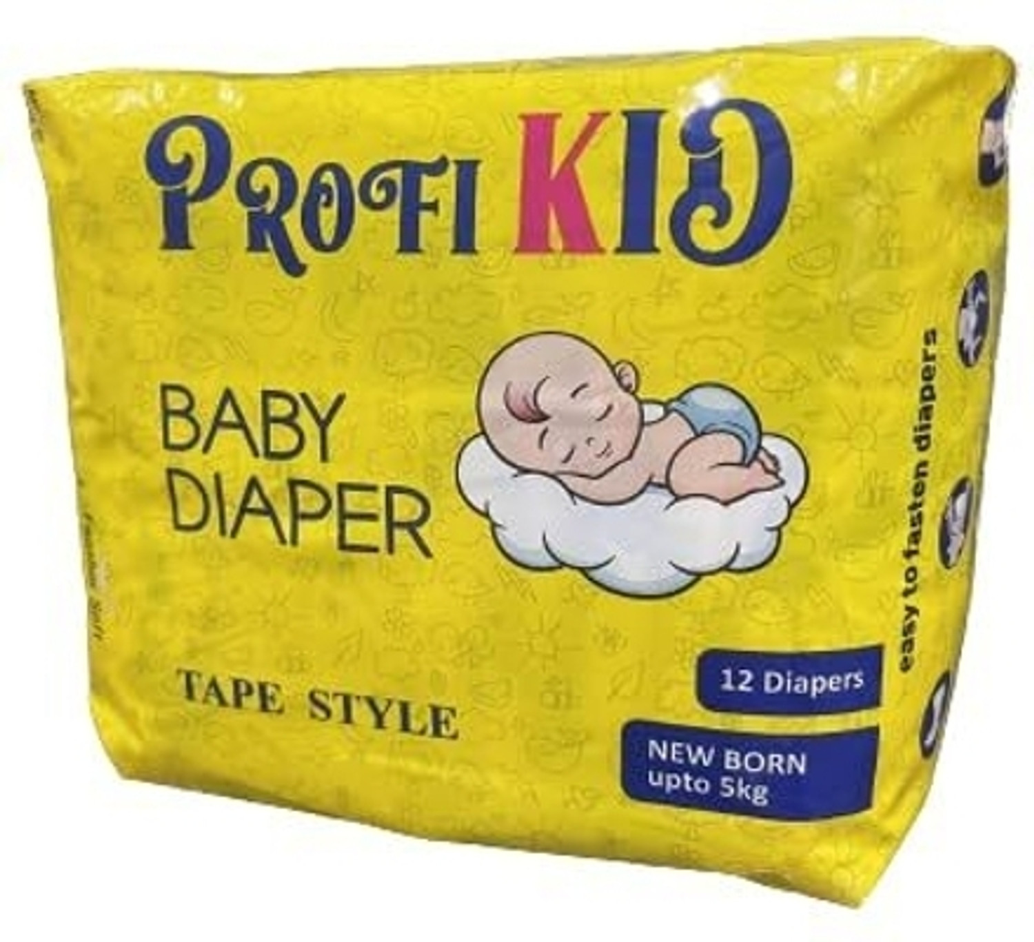 Image of ProfiKID Baby Diaper Pants Extra Small Adjustable Fit With Chemical Free Pant Diapers - XS