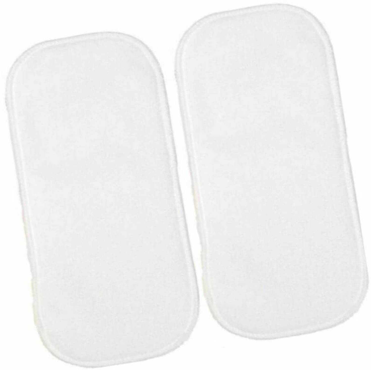 Alya Baby Cotton Microfiber Bamboo Inserts(5 Layers) Cloth Diapers Nappies Pack of 2 Pant Diapers - New Born