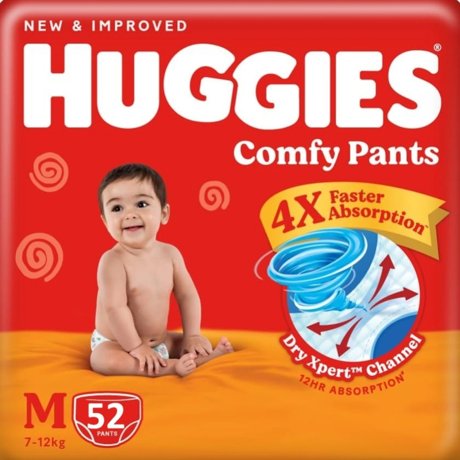 Image of Huggies Comfy Pants Pant Diapers - M