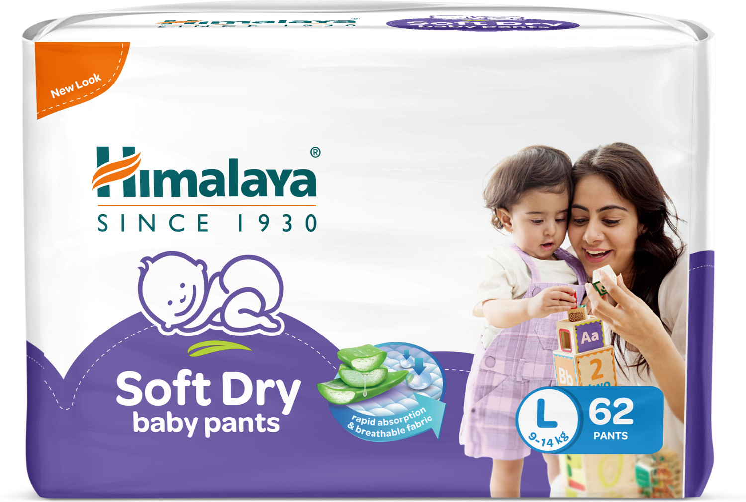 Image of HIMALAYA Soft Dry Baby Pants Diaper | 9-14 kg | Ultra Absorbent Leak-Proof Pant Diapers - L