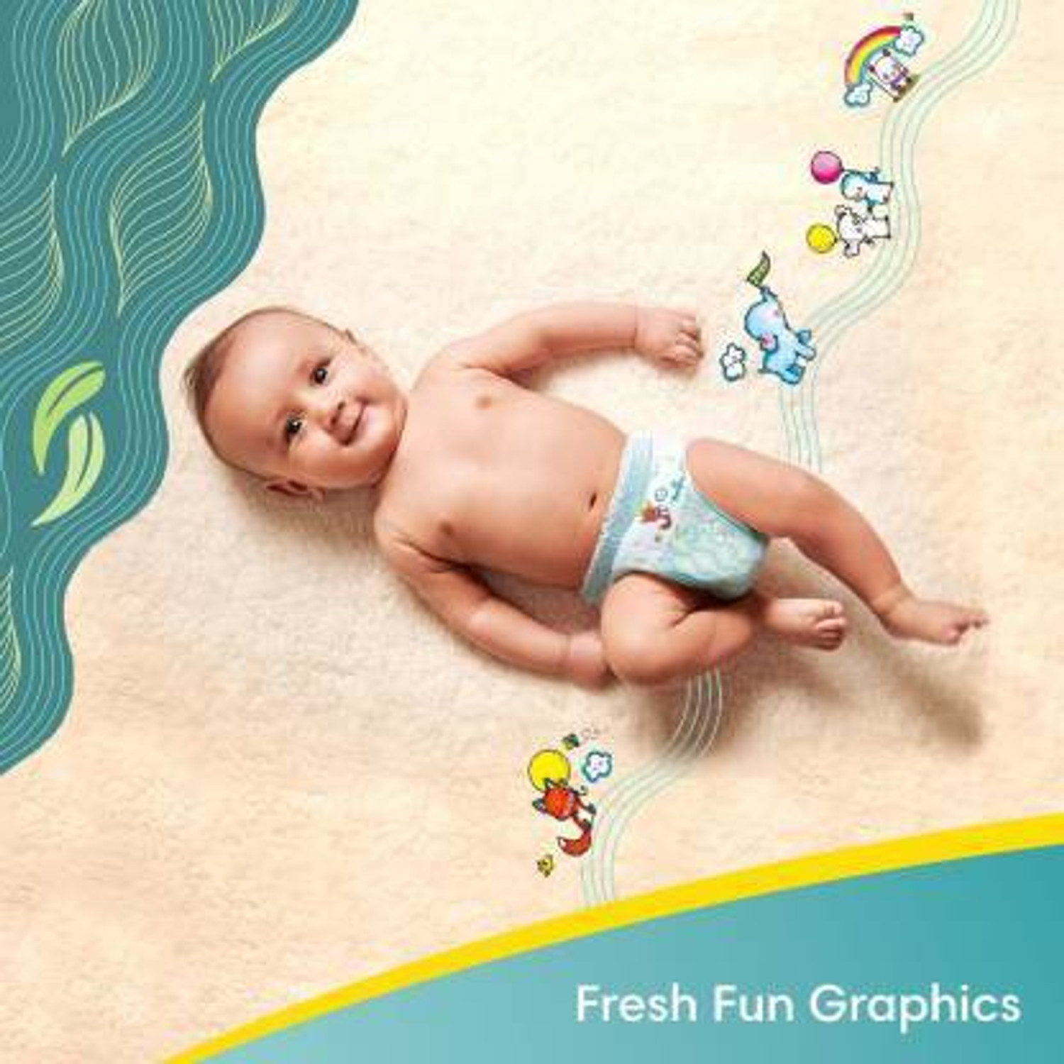 Image of Pampers Happy Skin Pants Value Pack - L