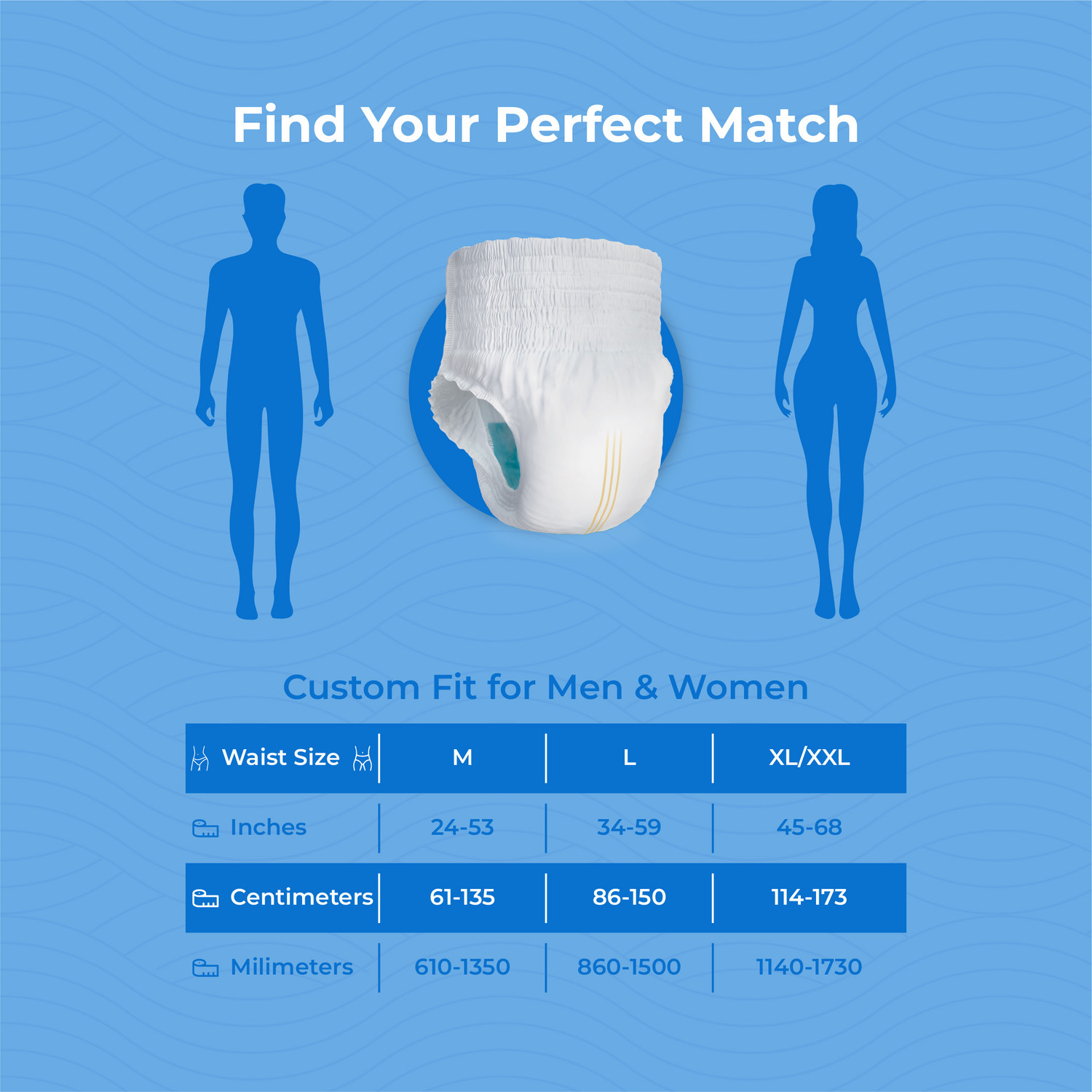 Image of DIGNITY Premium Pant Style Adult Diapers - M