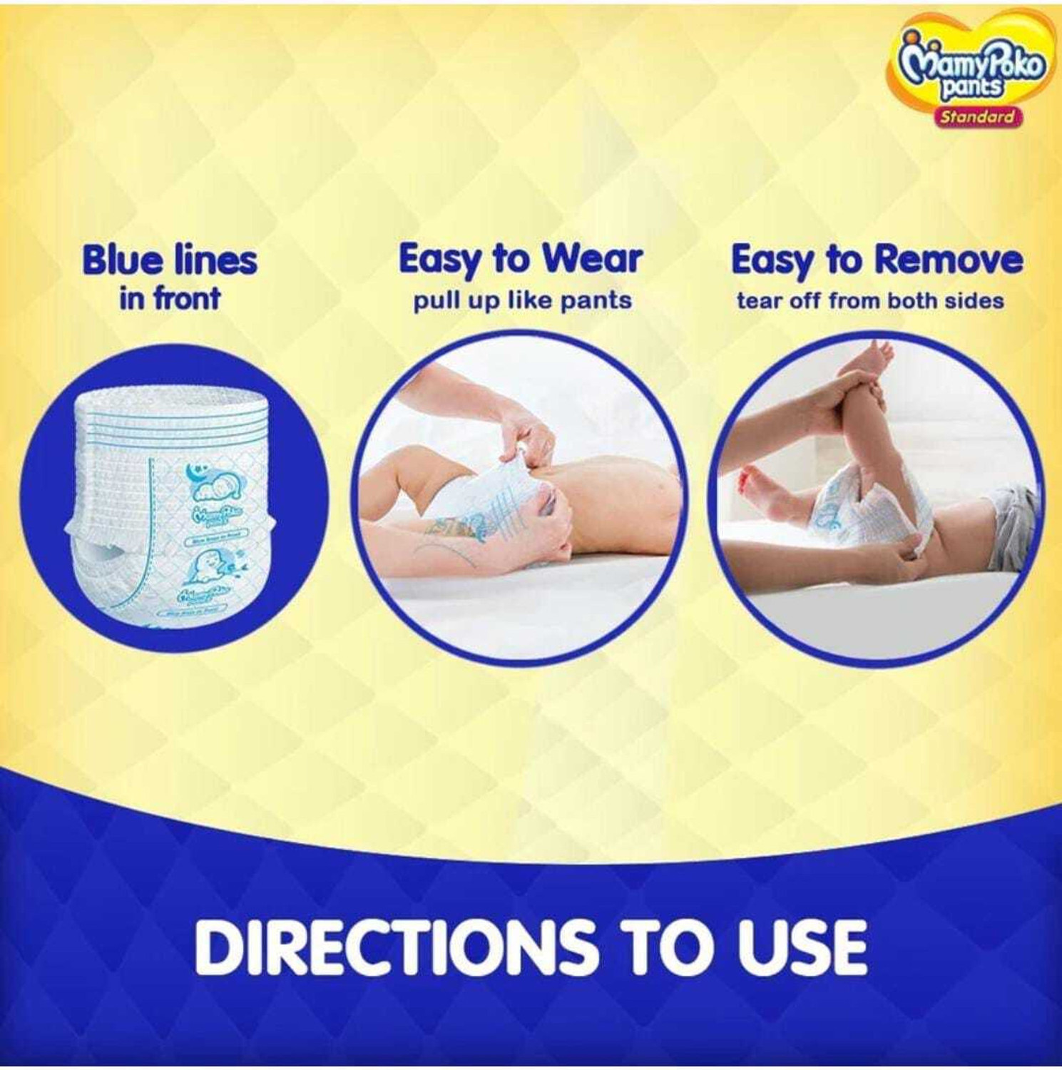 Image of MamyPoko All Night Absorb Baby Diaper Pants Small Size Pant Diapers - S