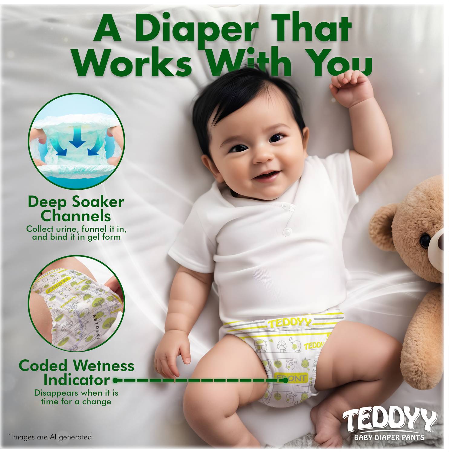 TEDDYY Easy Diaper Pants - 12 kg - Image 5