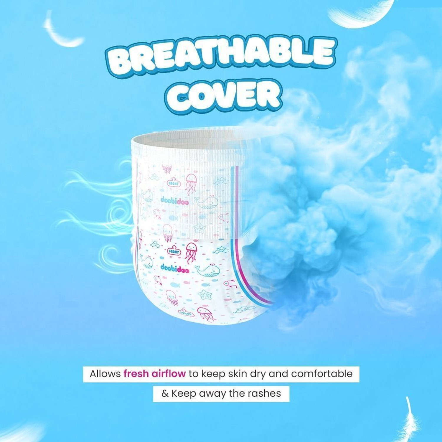 Image of Doobidoo Newly Improved Classic Soft Diaper Anti-Leak Highly Absorbent Baby Pant 12-17Kg - XL