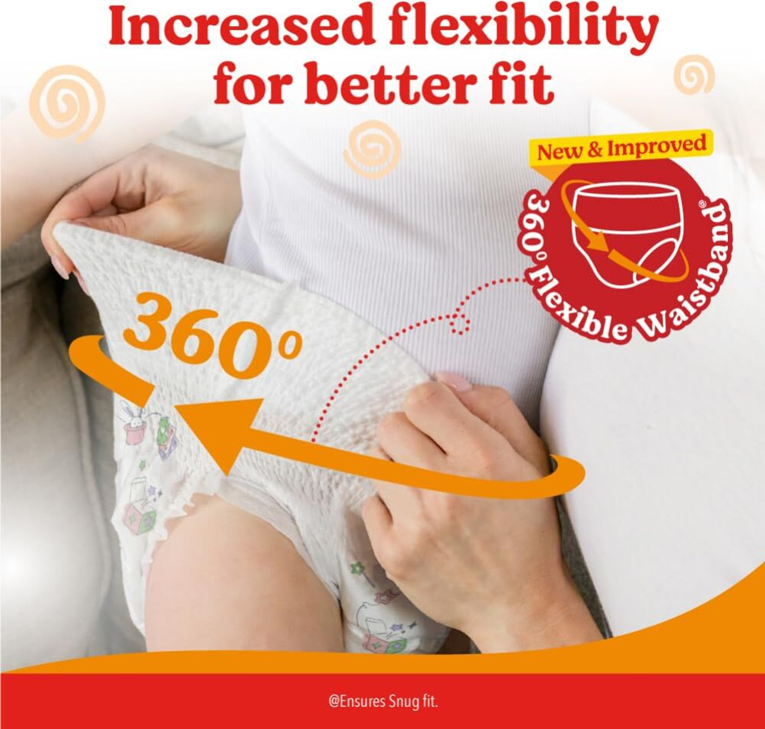 Image of Huggies Comfy Baby Diaper Pants, Upto 50% Faster Absorption - S