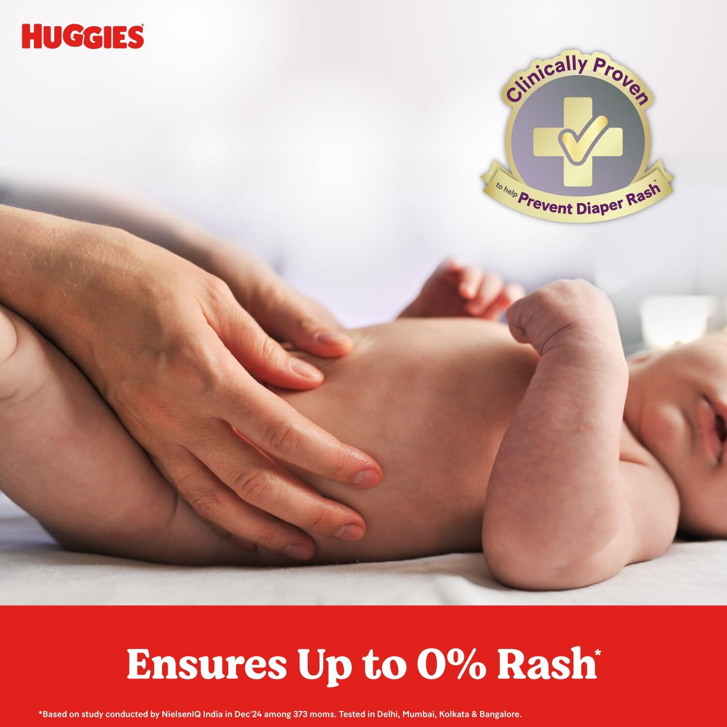 Image of Huggies Complete Comfort Wonder Pants Style Baby Diapers Newborn Size (NB) Pant Diapers - New Born