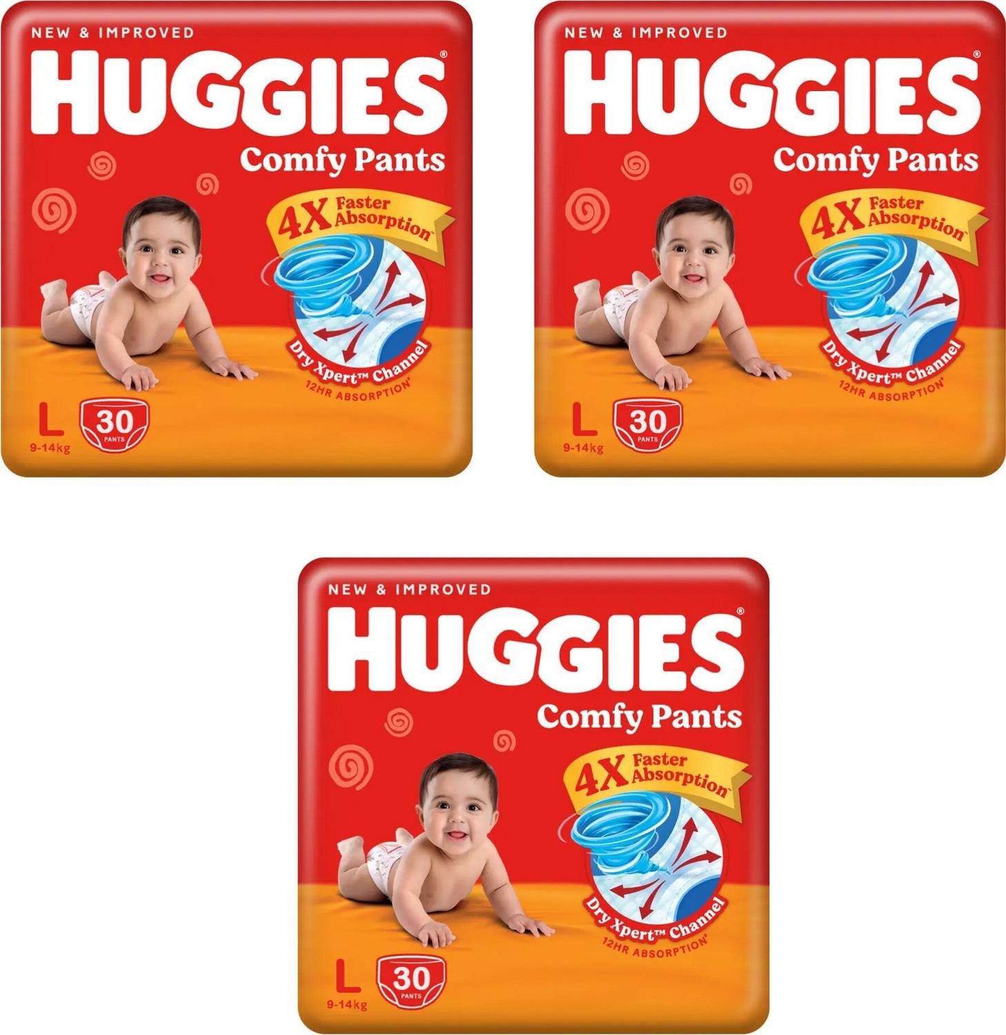 Huggies Wonder Pants Baby Fastest Absorbing Diapers Large Size Co