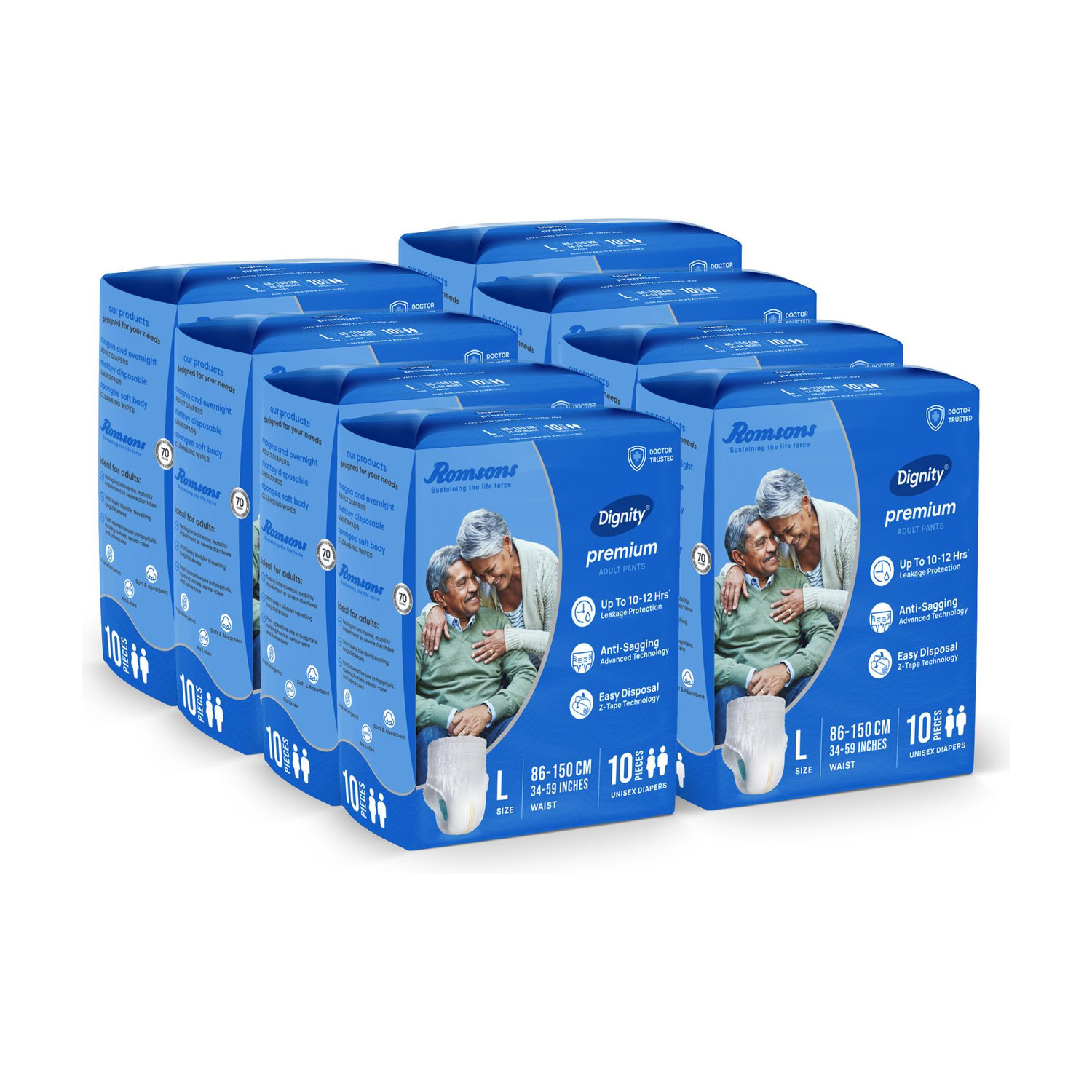 Image of DIGNITY Premium Pant Style Adult Diapers - L