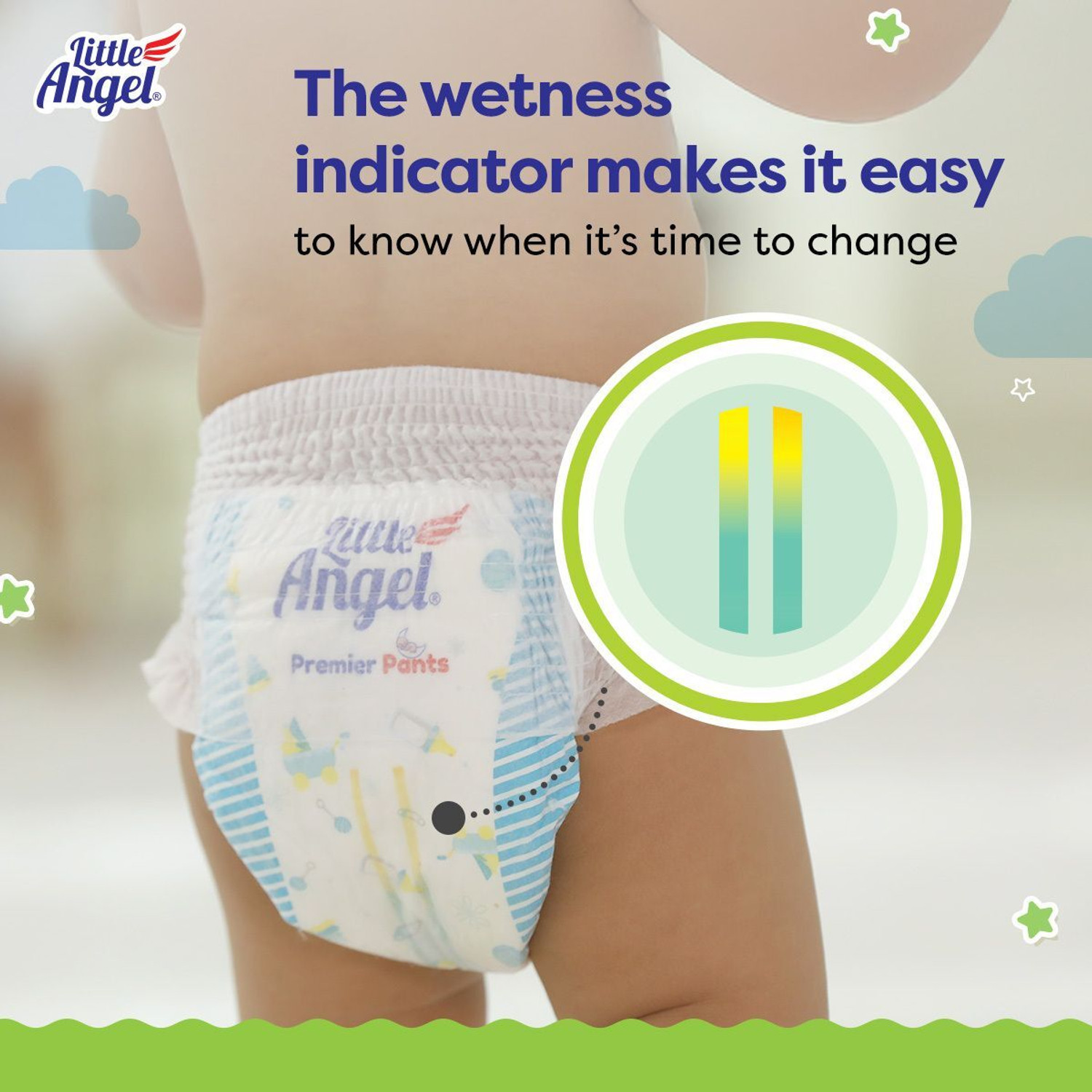 Image of Little Angel Premier Baby Diaper Pants (3 x28 Pcs) - New Born